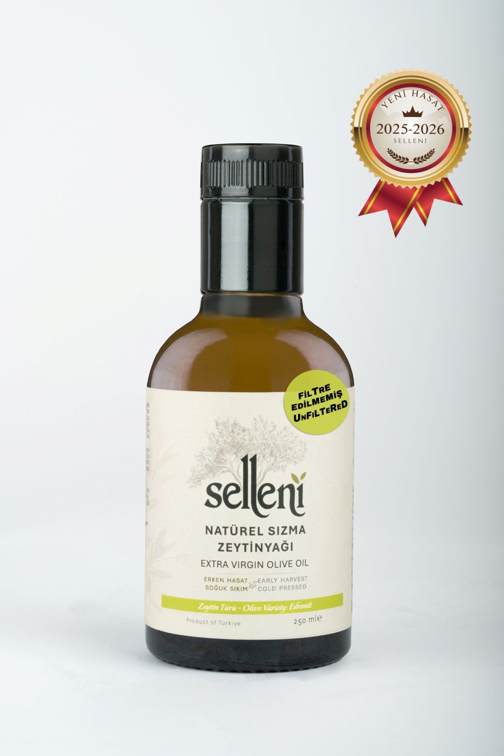 Selleni Erken Hasat Soğuk Sıkım Edremit 250 ml