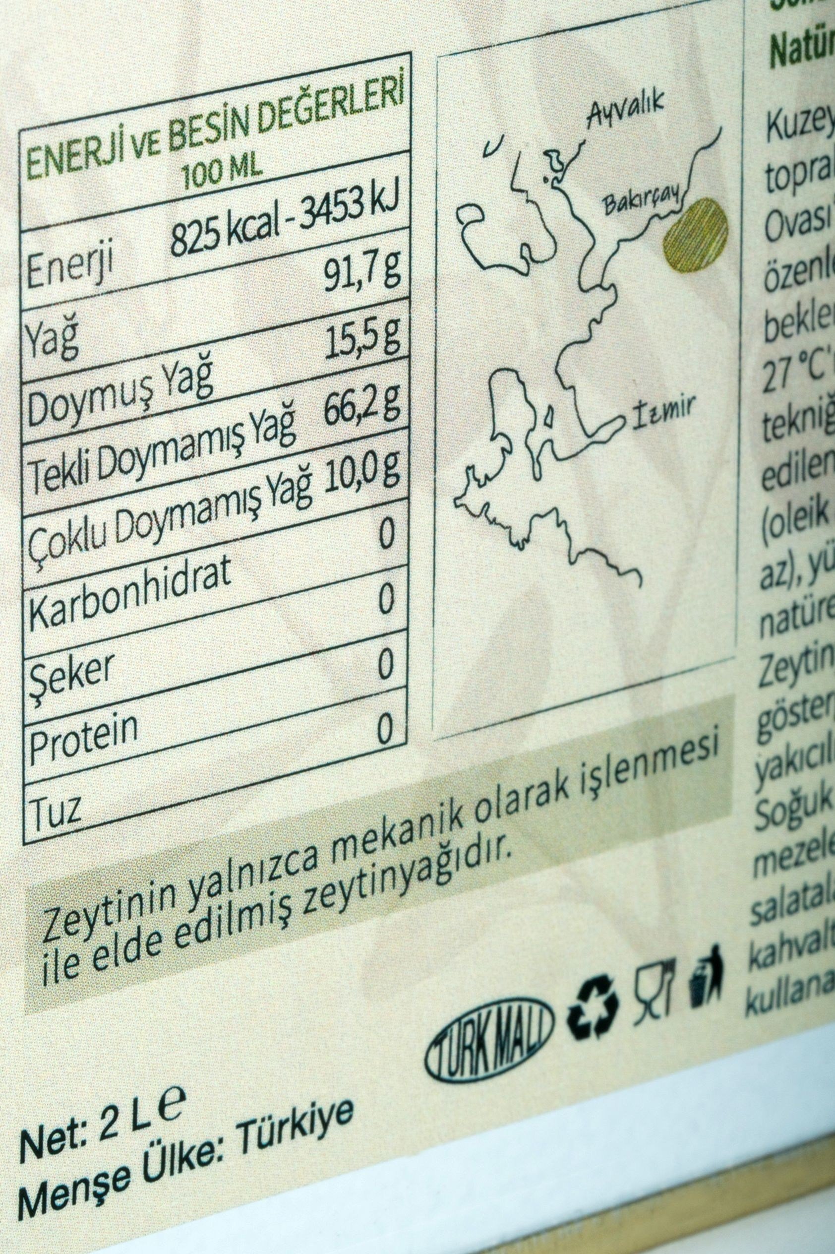 Selleni Erken Hasat Soğuk Sıkım Edremit 2 L