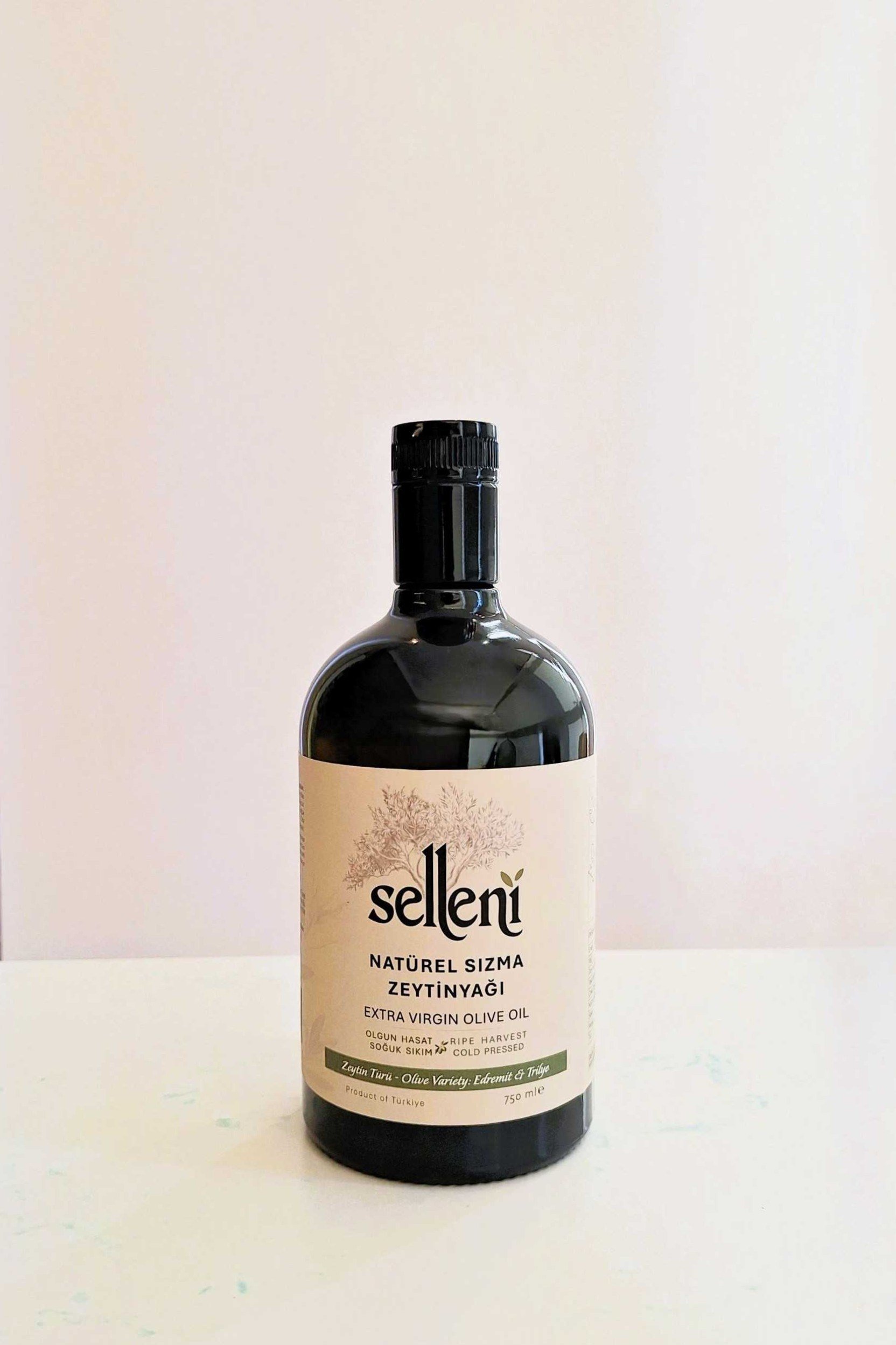 Selleni Olgun Hasat Natürel Sızma Zeytinyağı, Edremit & Trilye Filtresiz 750 ml