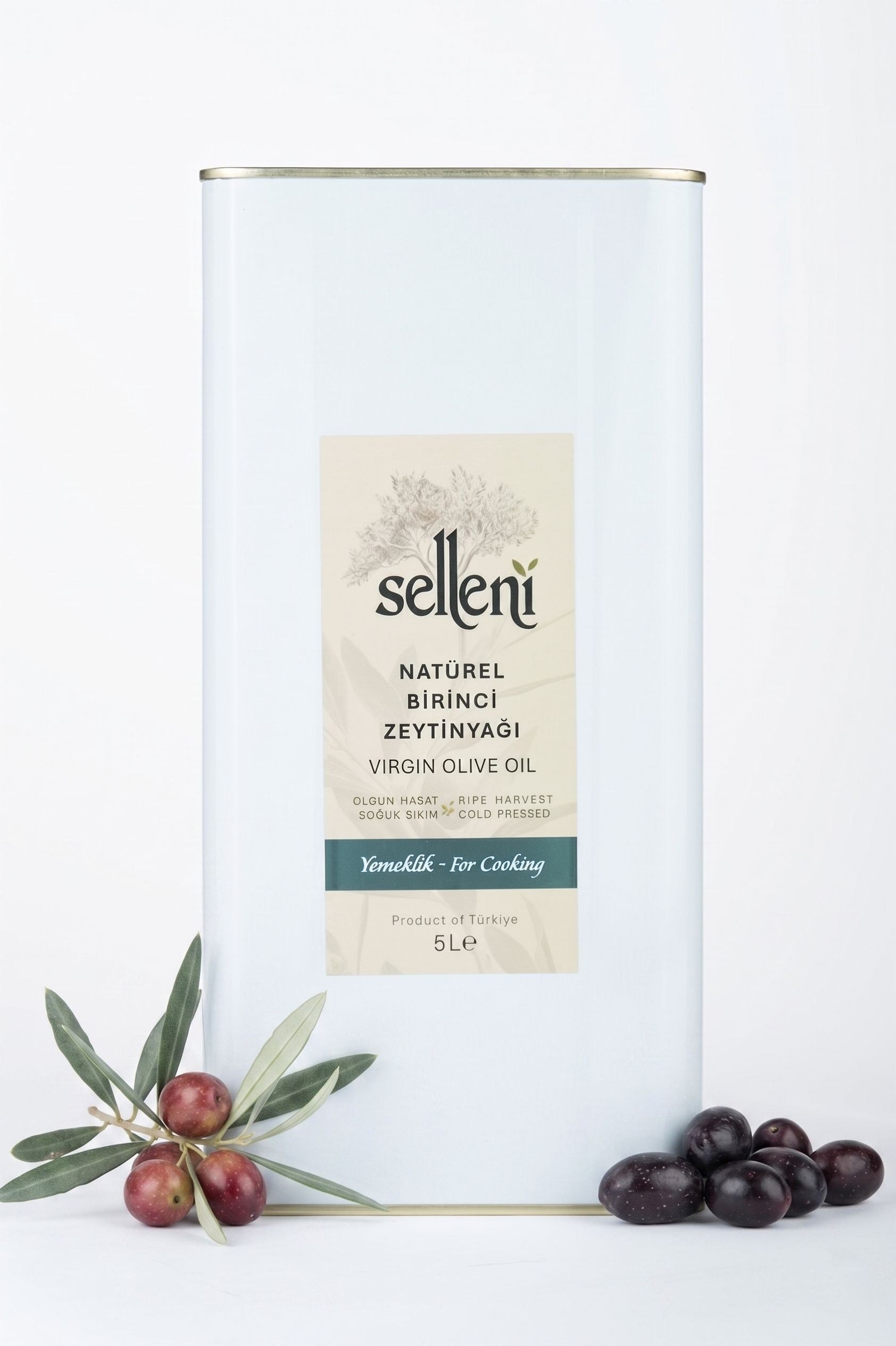 Selleni Olgun Hasat Soğuk Sıkım Yemeklik 5 L