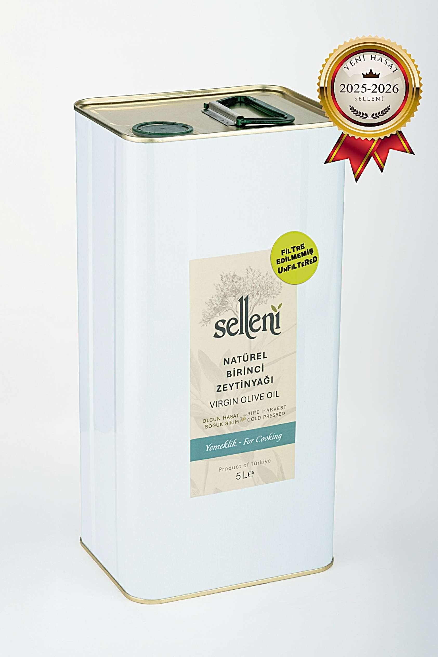 Selleni Olgun Hasat Soğuk Sıkım Yemeklik 5 L