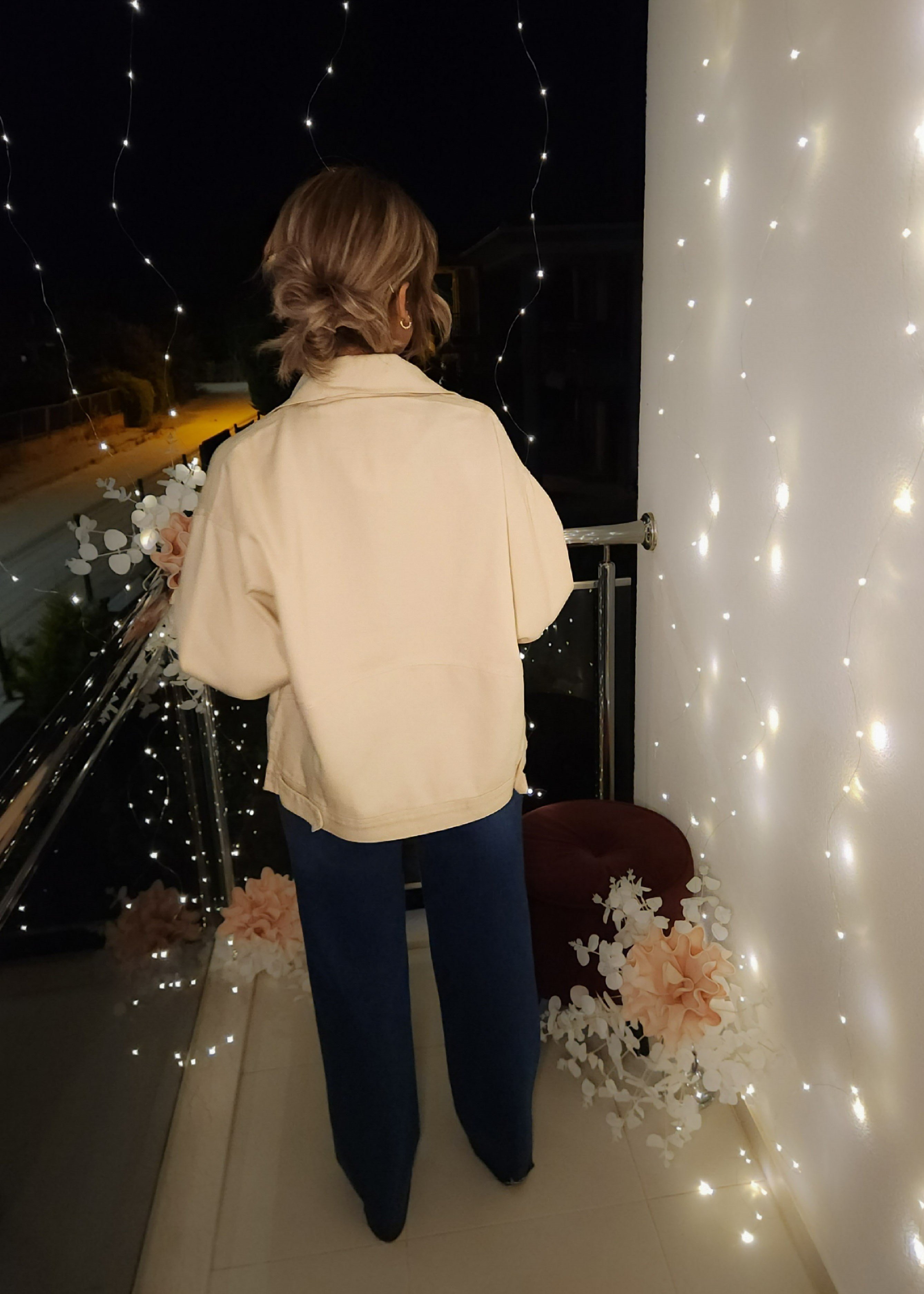 Gabardin Ceket - Yırtıklı