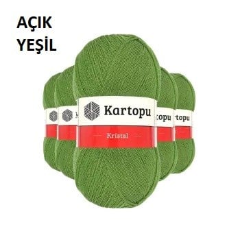 Uzun Ömürlü ve Yumuşak Dokulu Kristal Çift Katlı Lif İpi (5 Adet)