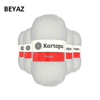 Uzun Ömürlü ve Yumuşak Dokulu Kristal Çift Katlı Lif İpi (5 Adet)