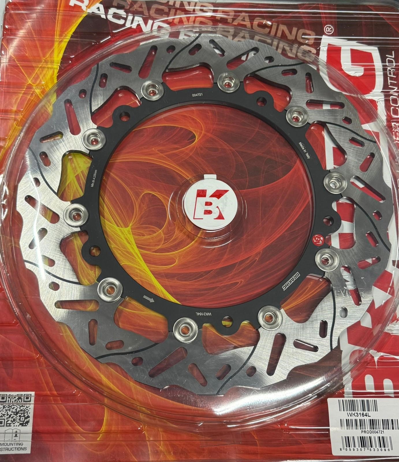BRAKING DALGALI ÖN PERFORMANS FREN DİSKİ (SOL)