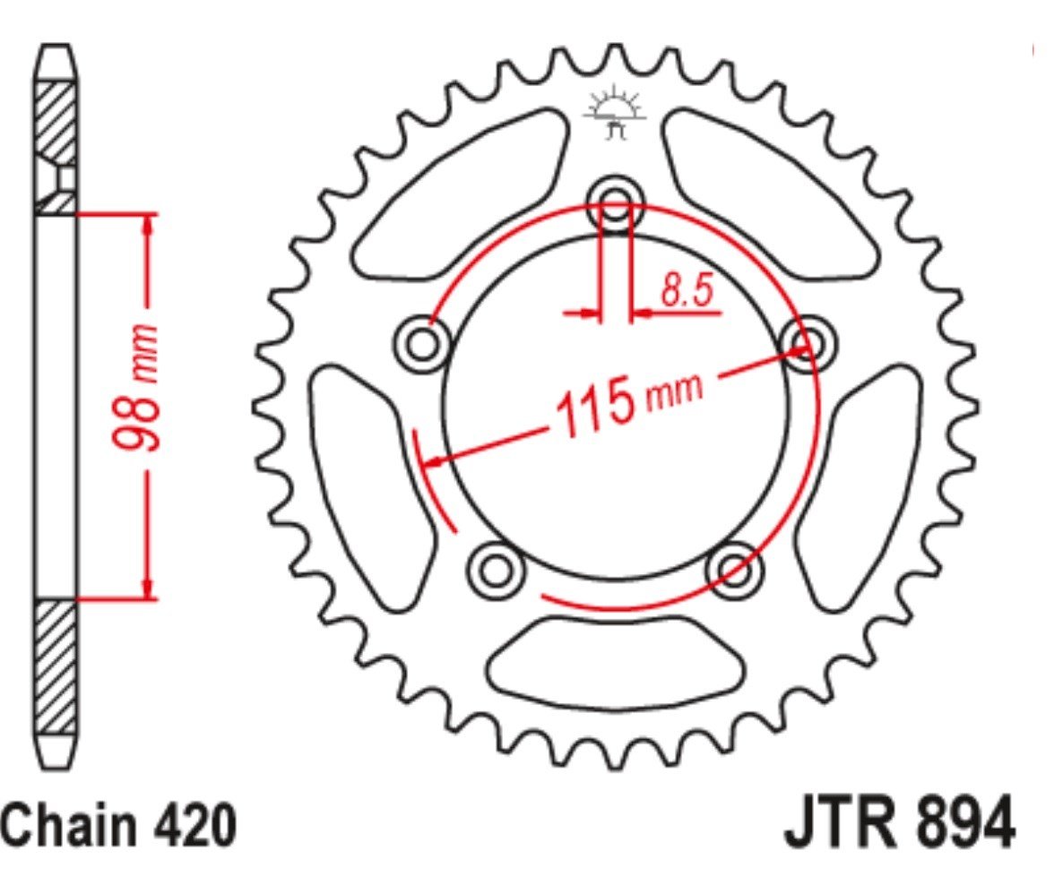 JT ARKA DİŞLİ
