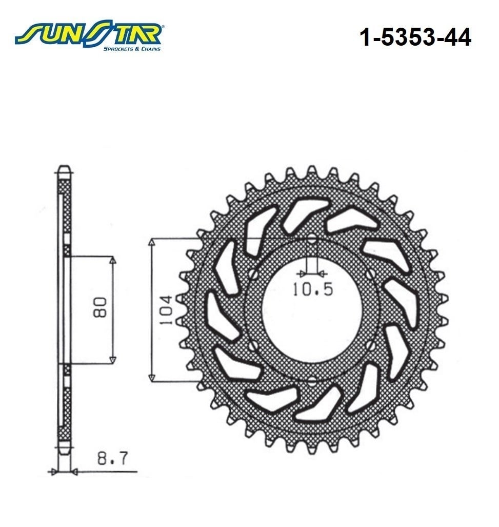 SUNSTAR ARKA DİŞLİ
