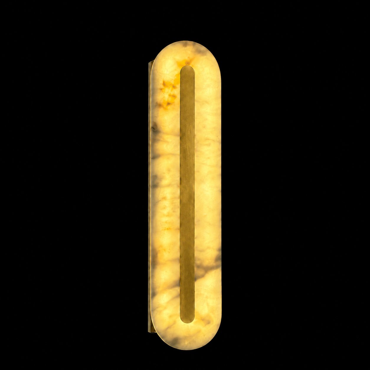 Oval Mermer Aplik