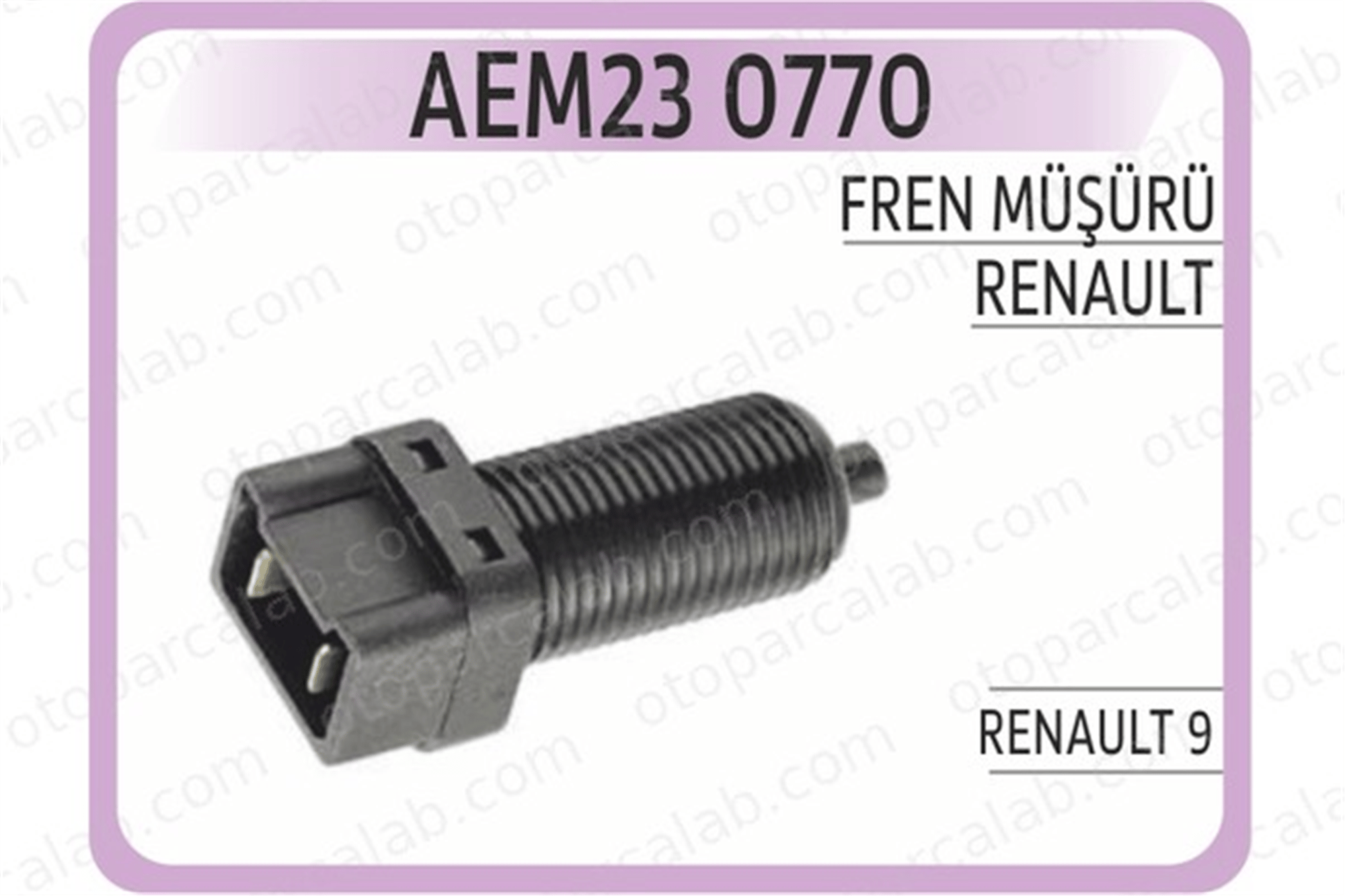 AEM 0770 Fren Müşürü