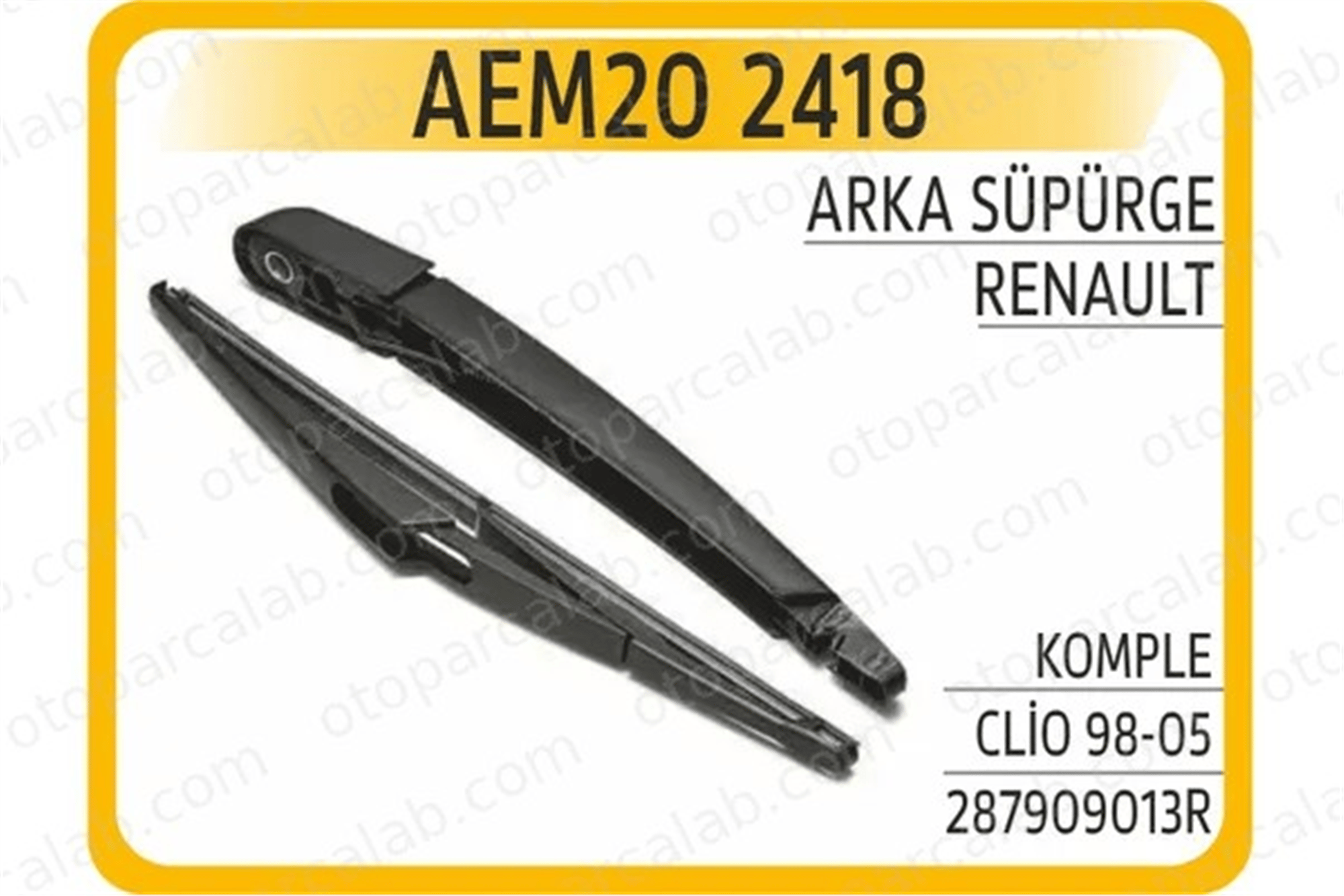 AEM 20 2418 Silecek Süpürgesi Arka RENAULT MEGANE II PEUGEOT 308 II 7701054824 7701054823
