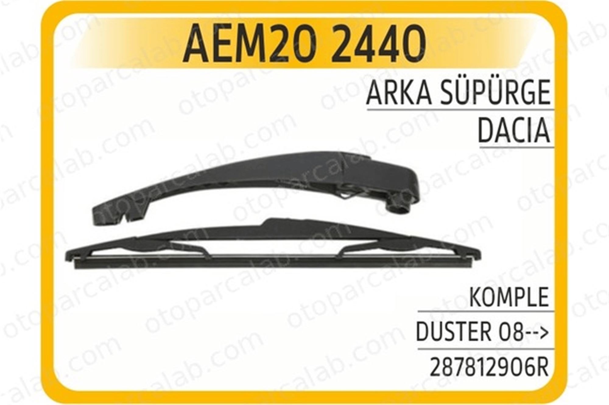 AEM 20 2440 Silecek Süpürgesi Arka 310 mm - 12 inç HYUNDAI i10 I i10 II 988120X000 988500X000kit