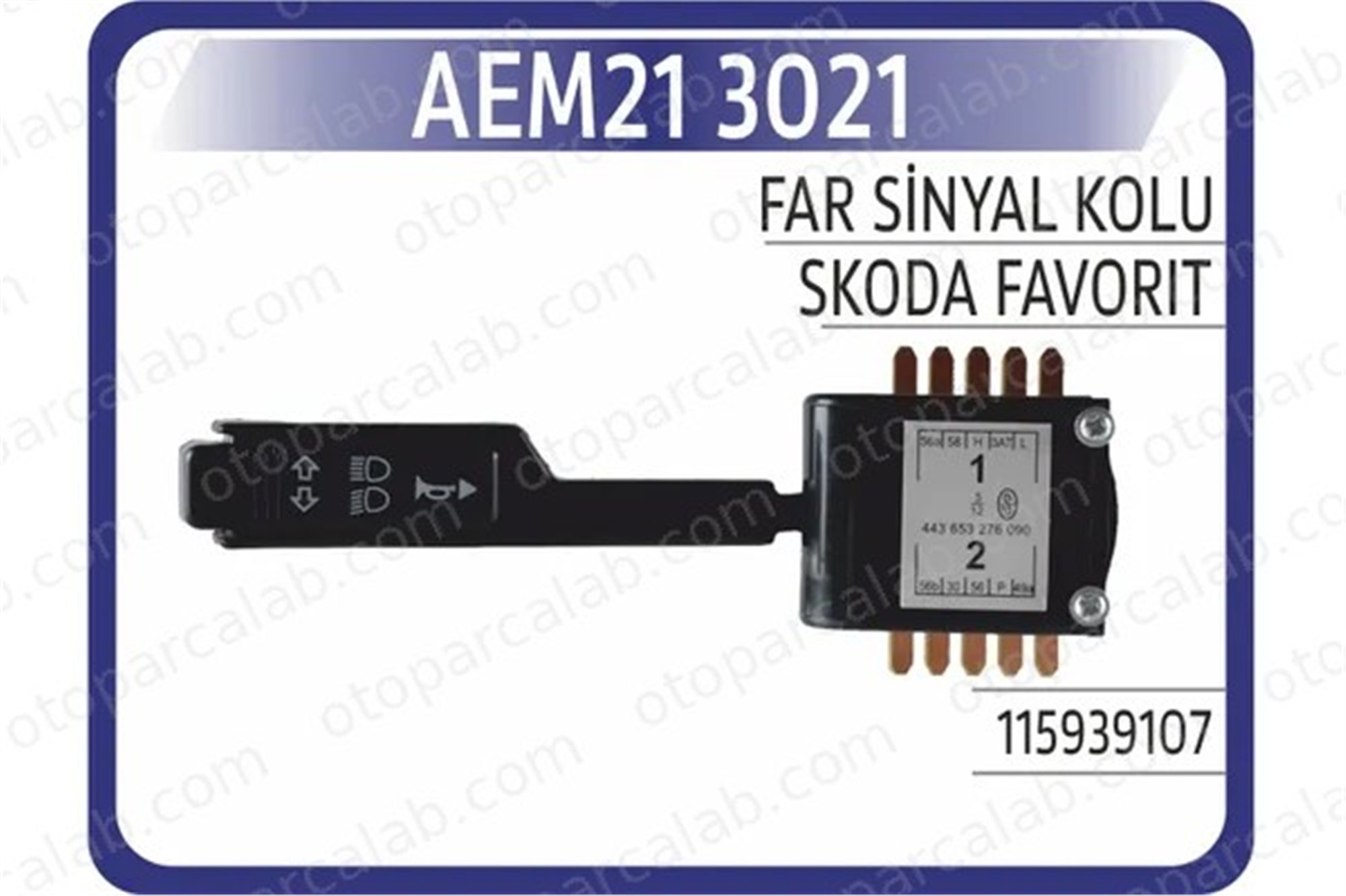 AEM 21 3021 Sinyal Kumanda Kolu SKODA FAVORIT FAVORIT Forman 115939107