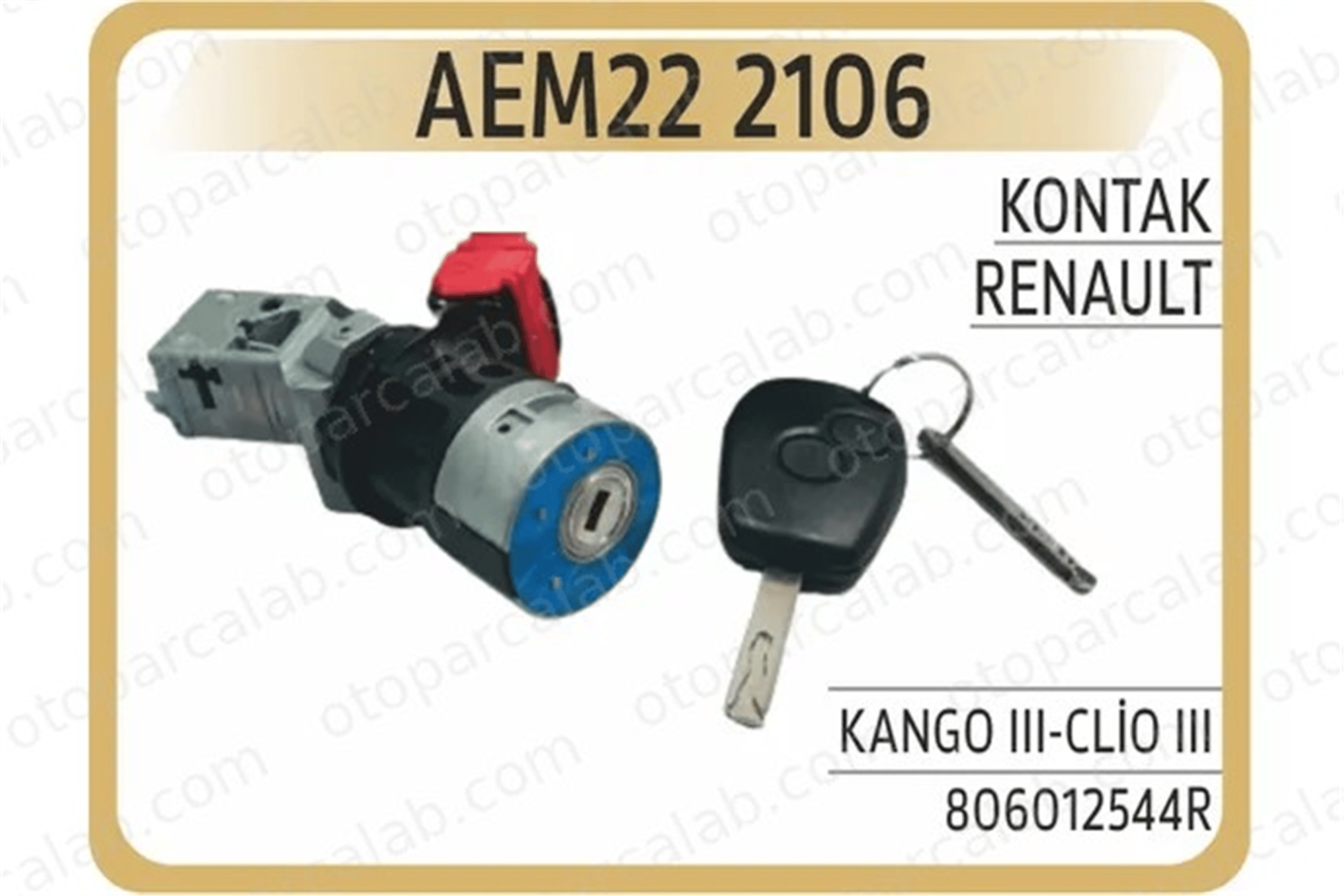 AEM 22 2106 Kontak Termik RENAULT CLIO III MODUS / GRAND MODUS 806012544R 7701208408