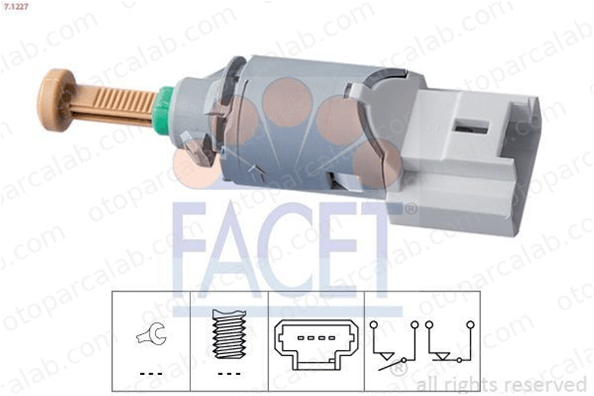 AEM 23 2757 Fren Müşürü DACIA DUSTER RENAULT CLIO III 8200276361 93451999