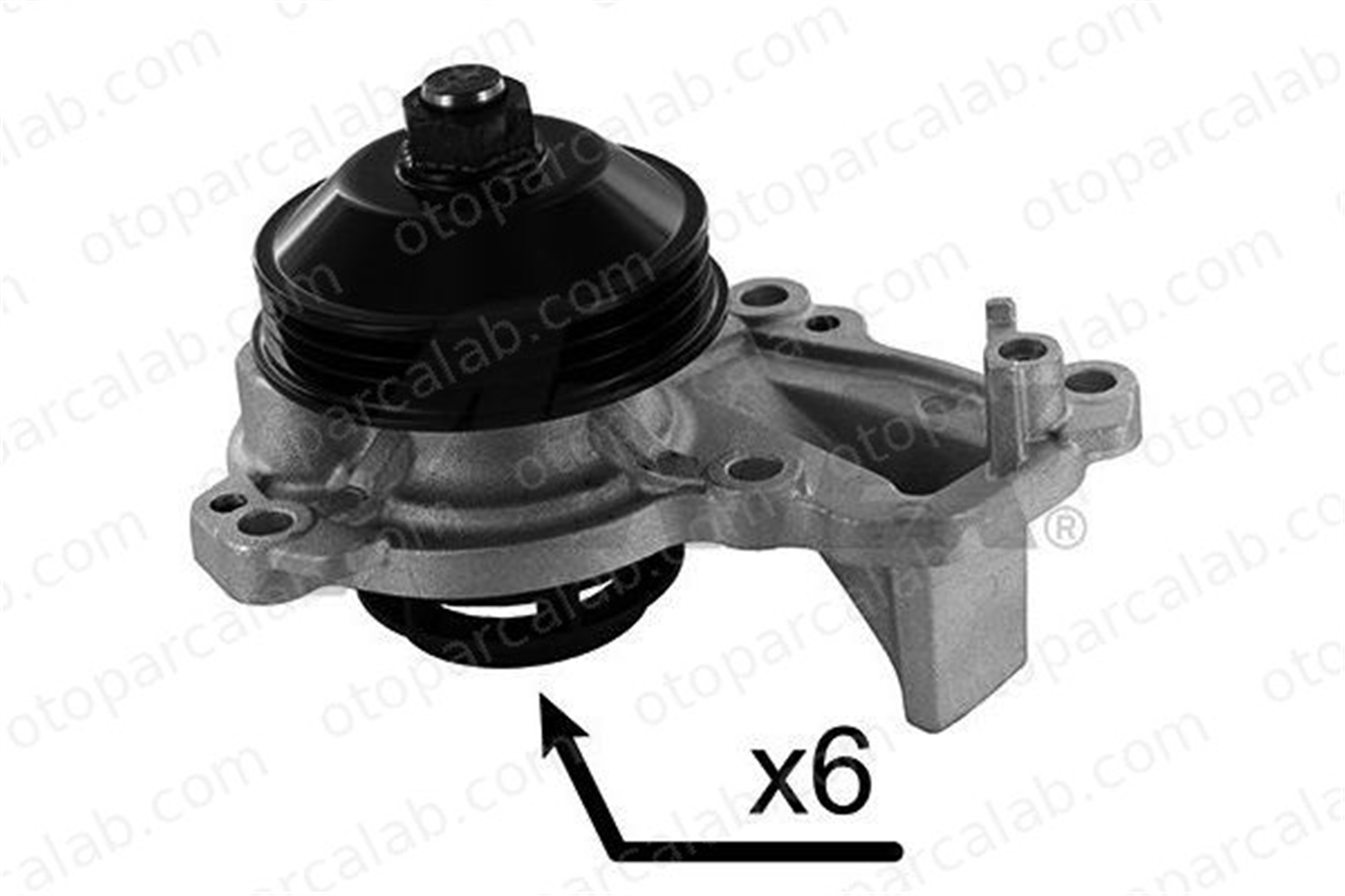 AIRTEX 1996 Devirdaim Su Pompası CITROËN C3 III PEUGEOT 208 I 9803442480 3639521