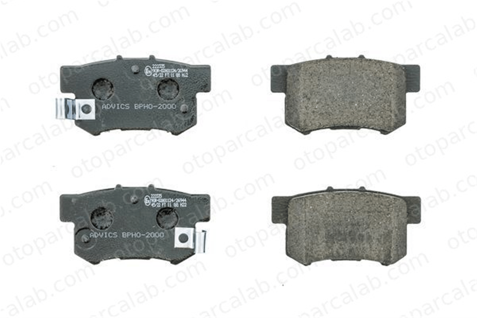 AISIN BPHO-2000 Fren Disk Balata Arka SUZUKI SX4 FIAT SEDICI 43022SM4525 6000628642