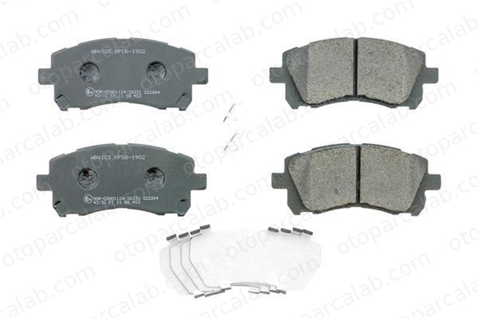 AISIN BPSB-1902 Fren Disk Balata Ön SUBARU FORESTER IMPREZA Station wagon 26296AC040 26233AE000