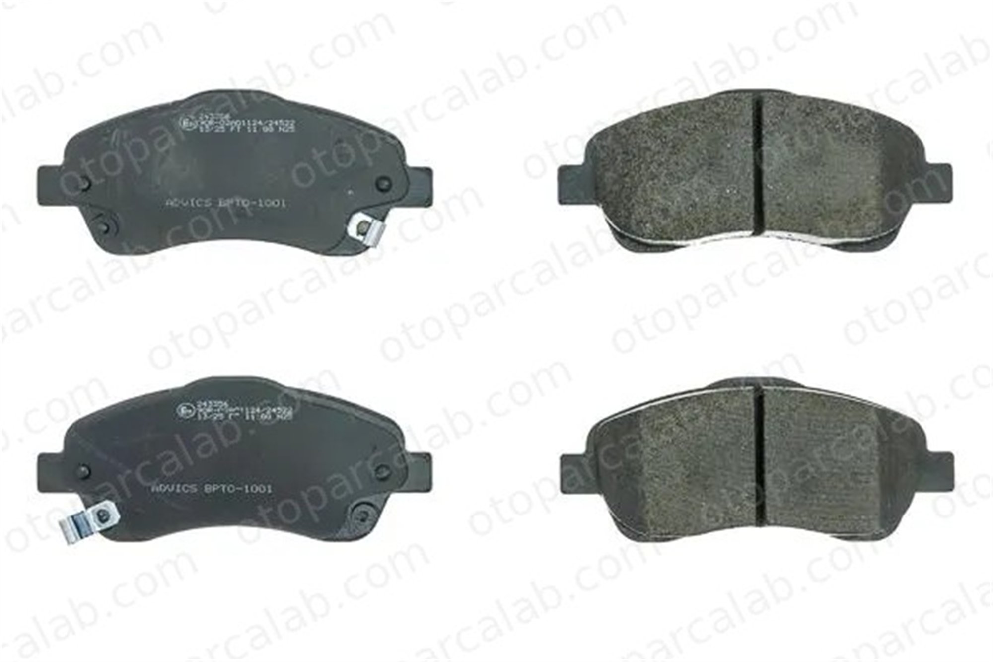 AISIN BPTO-1001 Fren Disk Balata Ön TOYOTA AVENSIS AVENSIS Sedan 446505131 0446505131