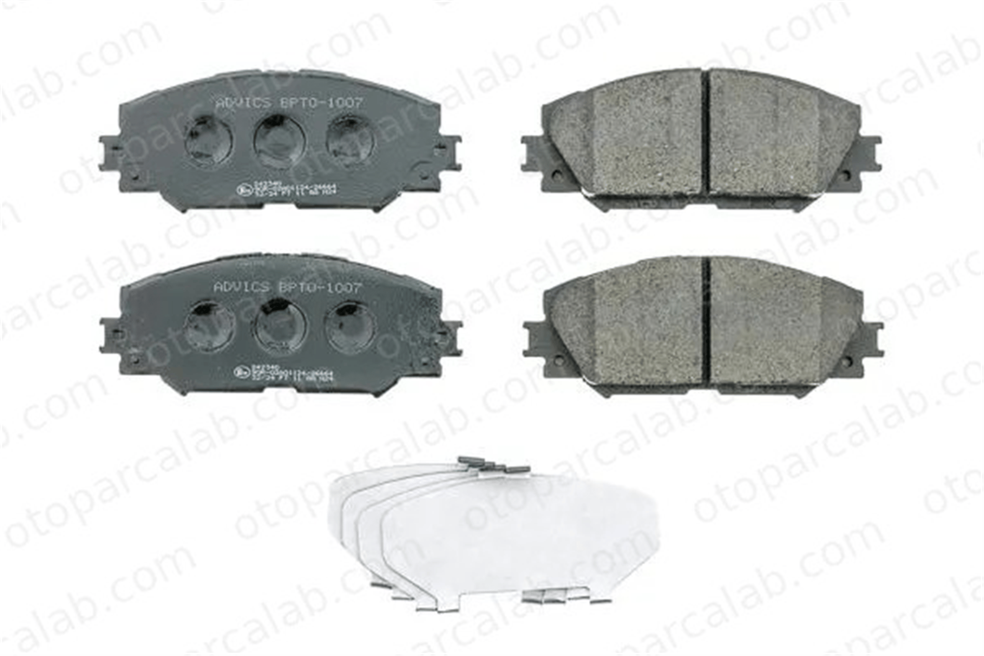 AISIN BPTO-1007 Fren Disk Balata Ön TOYOTA AURIS COROLLA Sedan 446542200 04465-42200