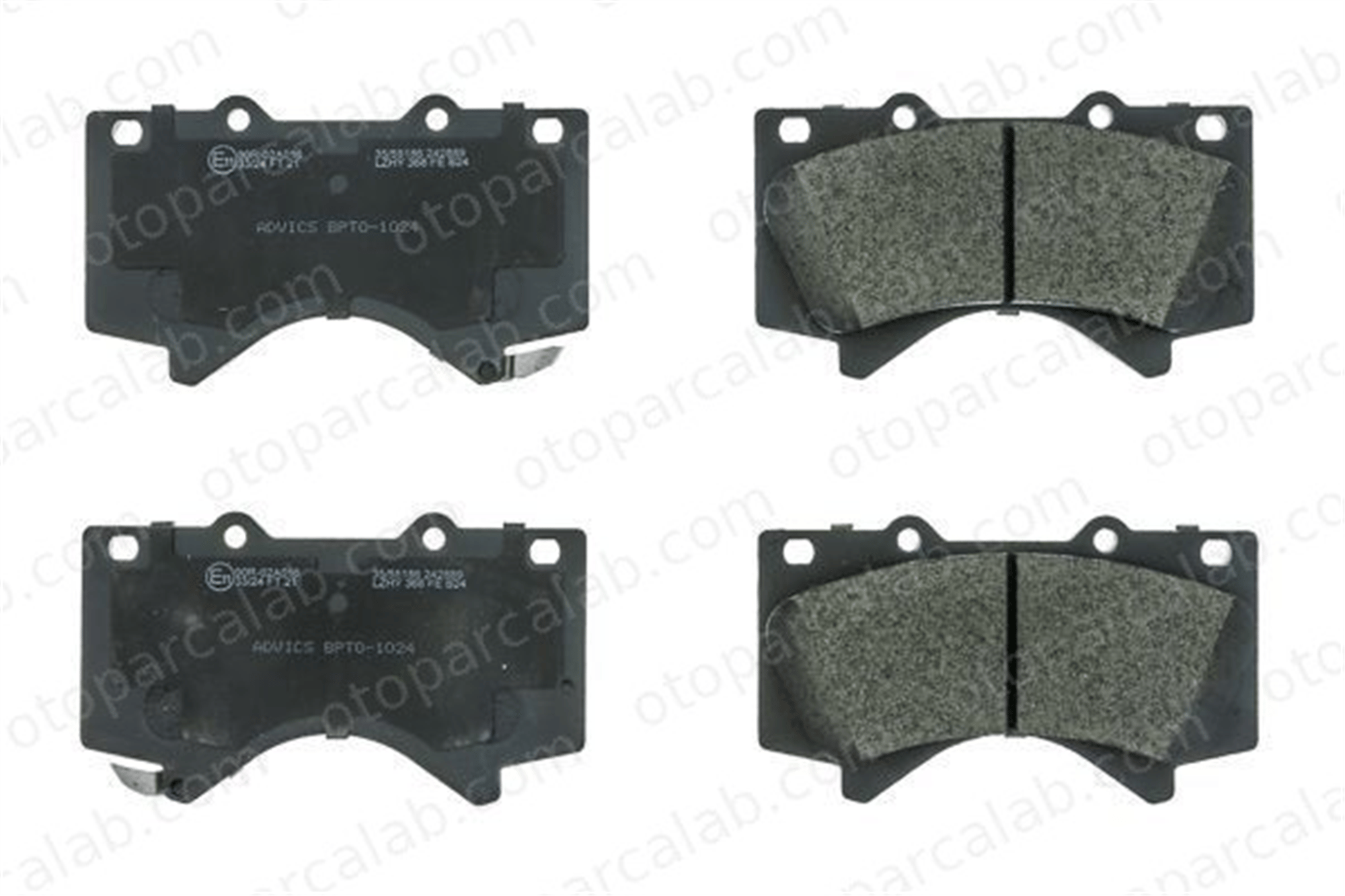 AISIN BPTO-1024 Fren Disk Balata Ön TOYOTA LAND CRUISER 200 LAND CRUISER PRADO 44650C020 04465-0C020