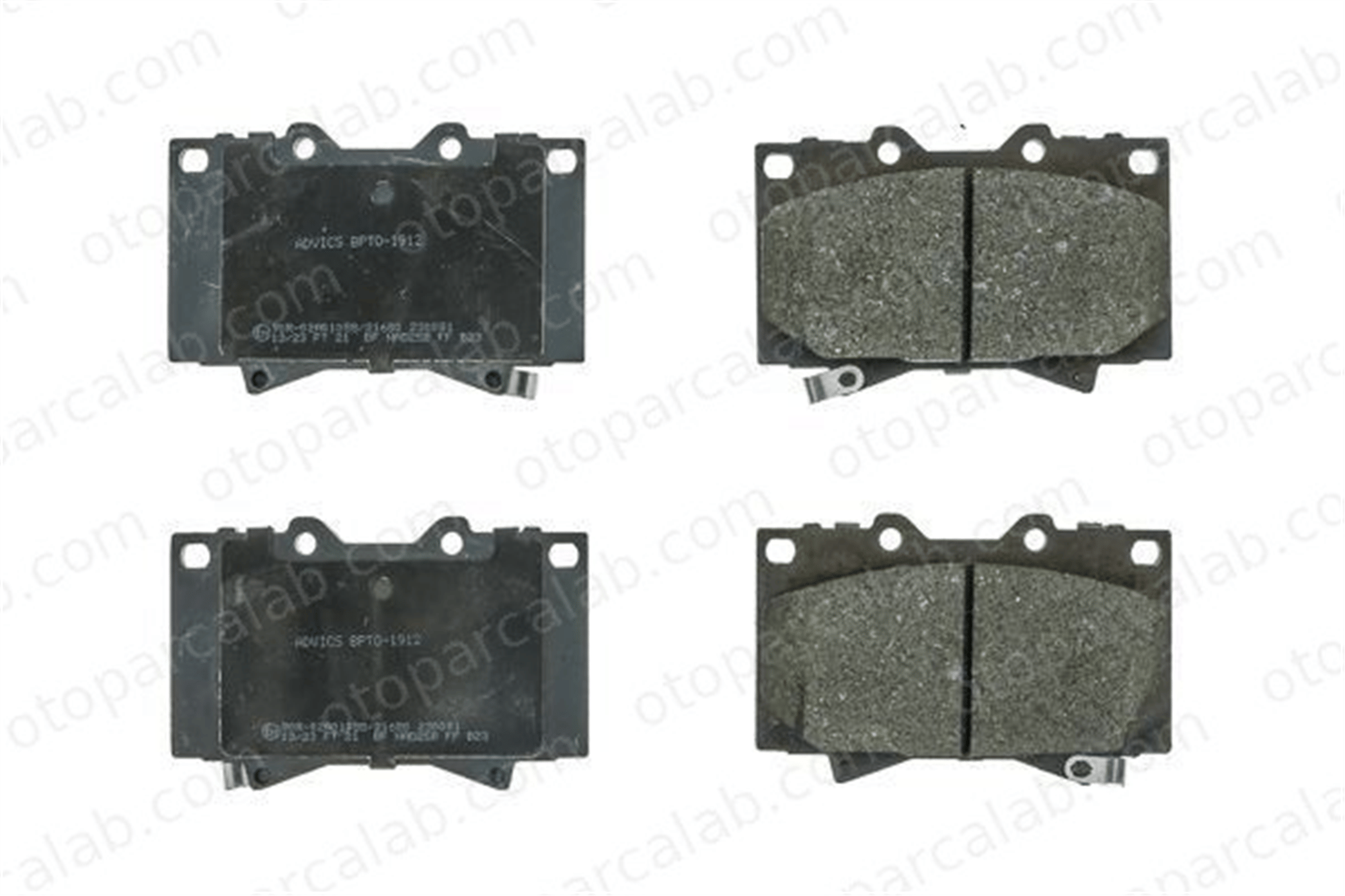 AISIN BPTO-1912 Fren Disk Balata Ön TOYOTA LAND CRUISER PRADO LAND CRUISER 100 446560151 0446560151