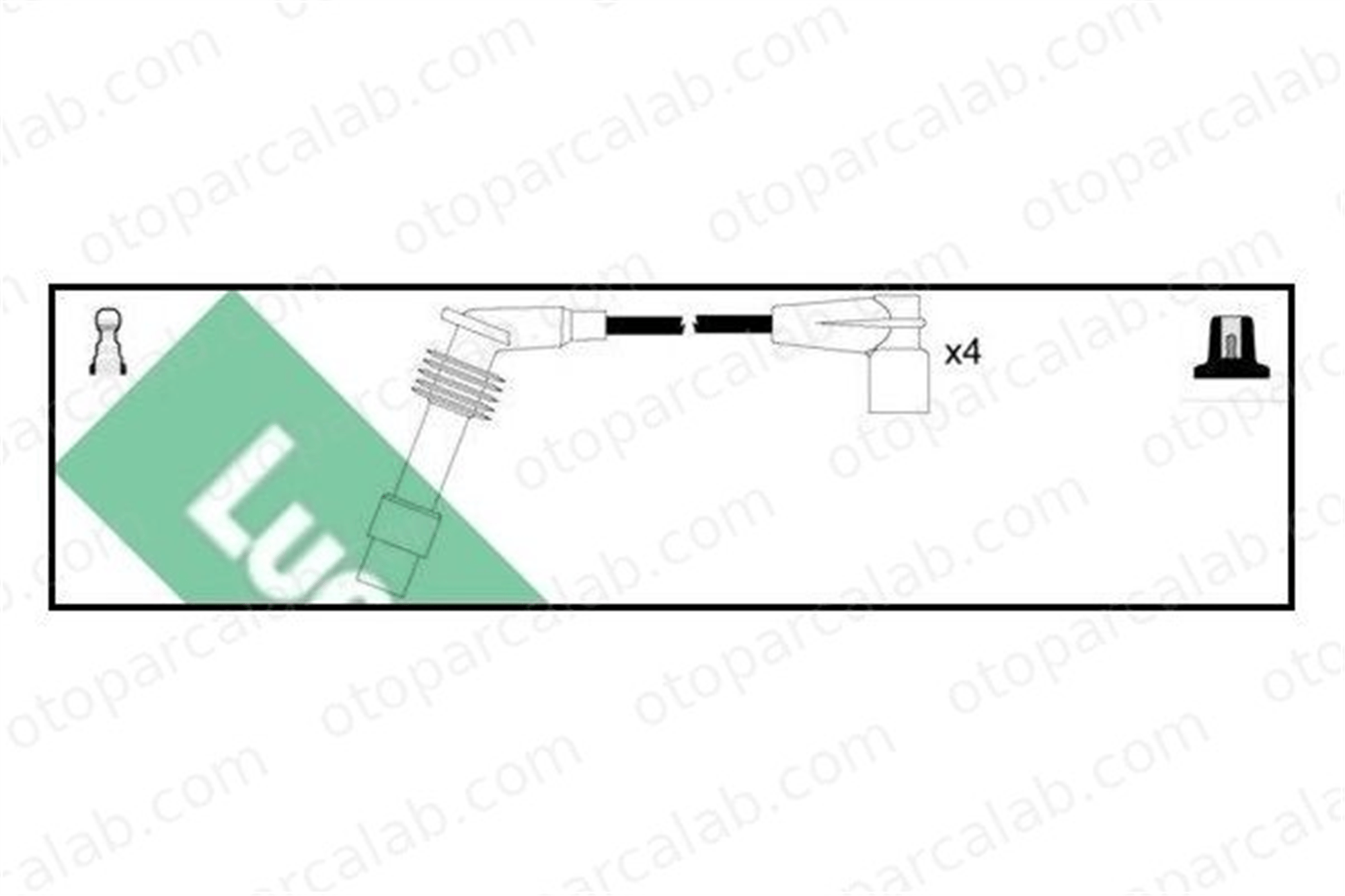 AKD 1066 Buji Kablosu OPEL FRONTERA A Sport 1612656 1282142