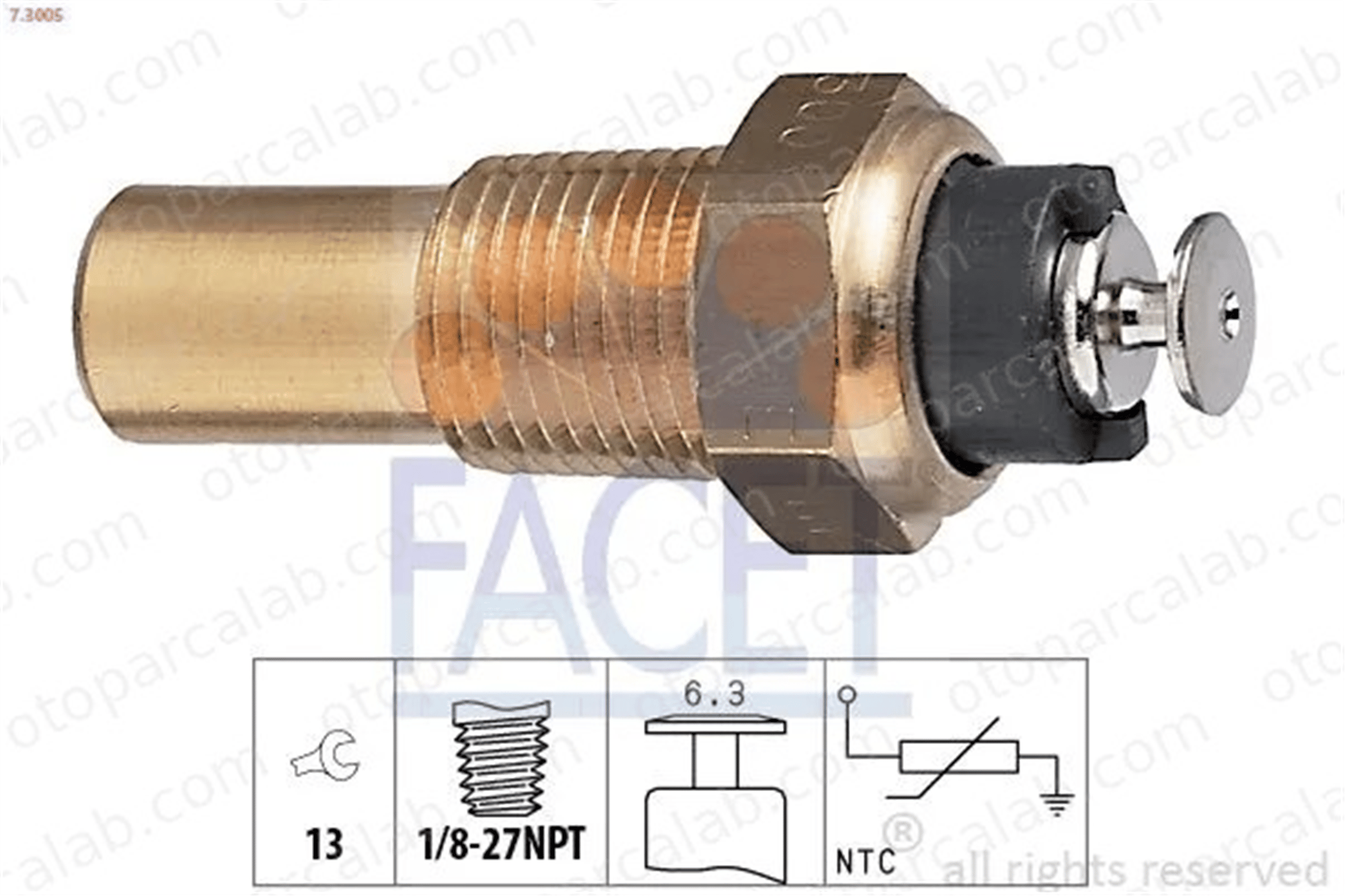 AKD OP126103 Hararet Müşürü OPEL KADETT E Hatchback KADETT E 1342561 3439088
