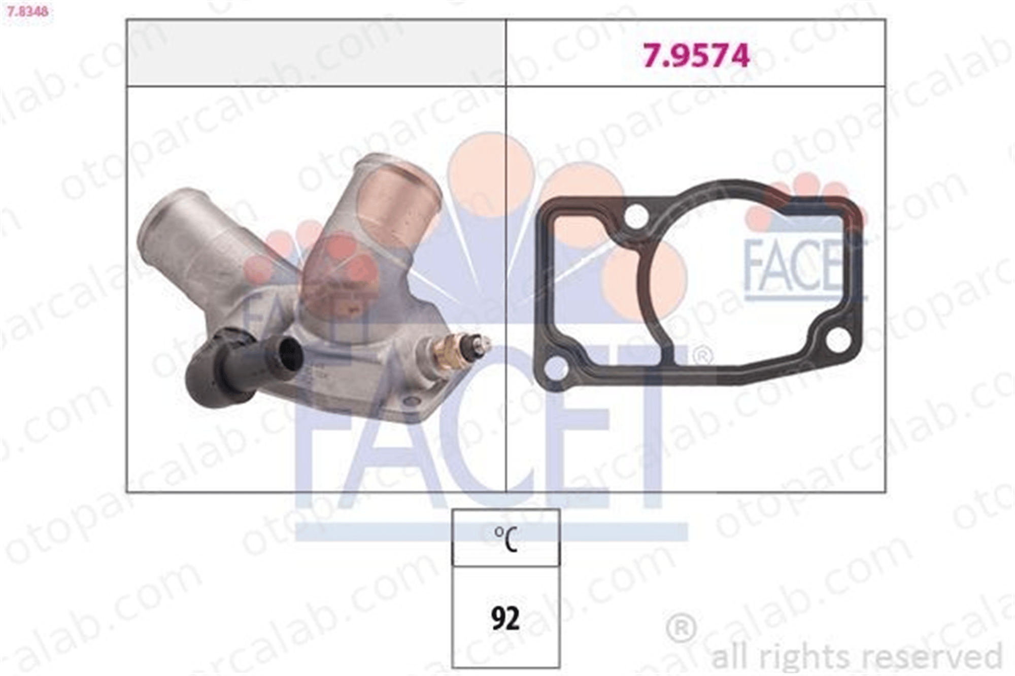 AKD OP143122 Termostat OPEL VECTRA B VECTRA B Hatchback 90573926 24435781