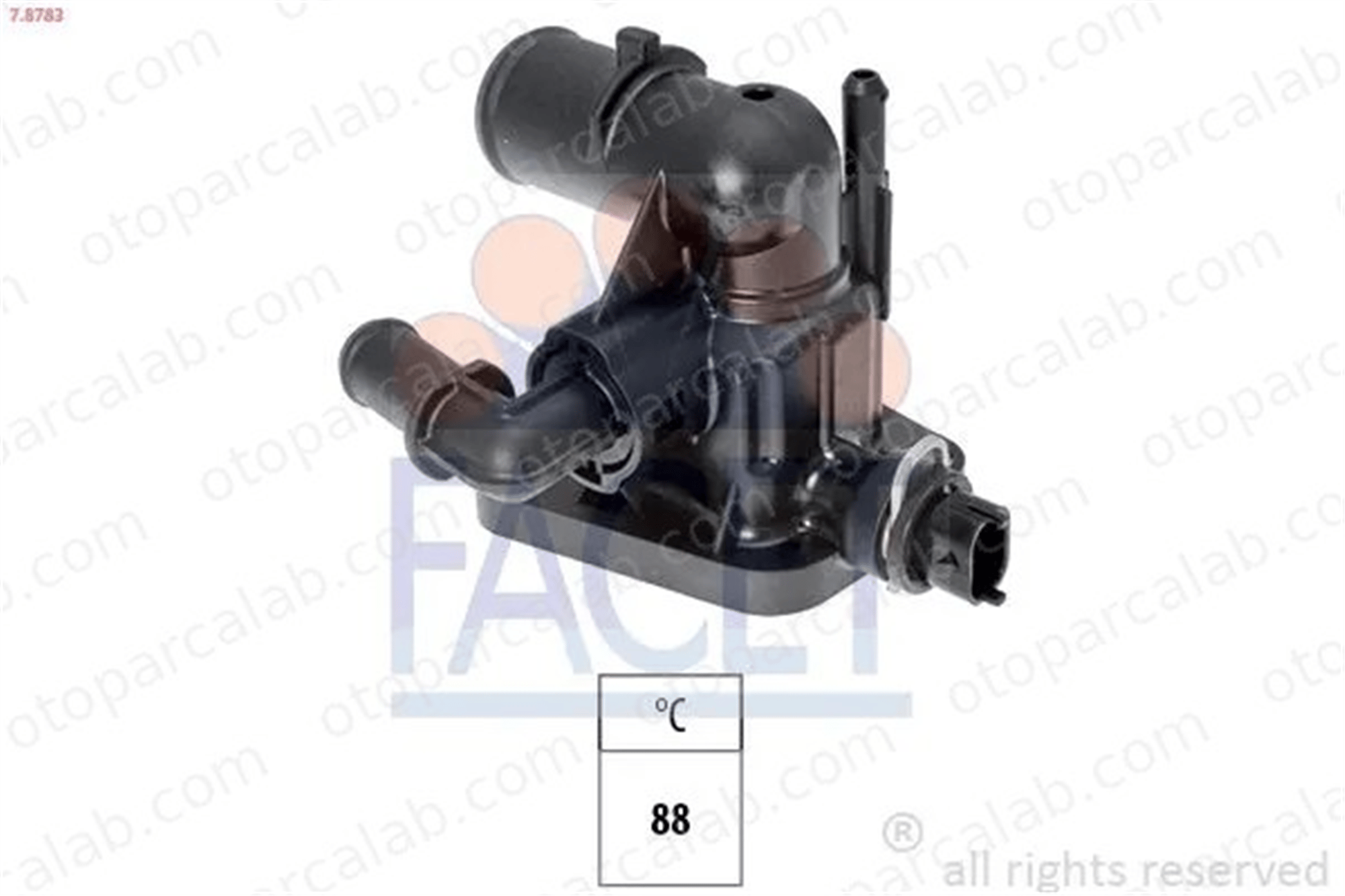 AKD OP143127 Termostat FIAT PANDA PUNTO 55206391 1338358