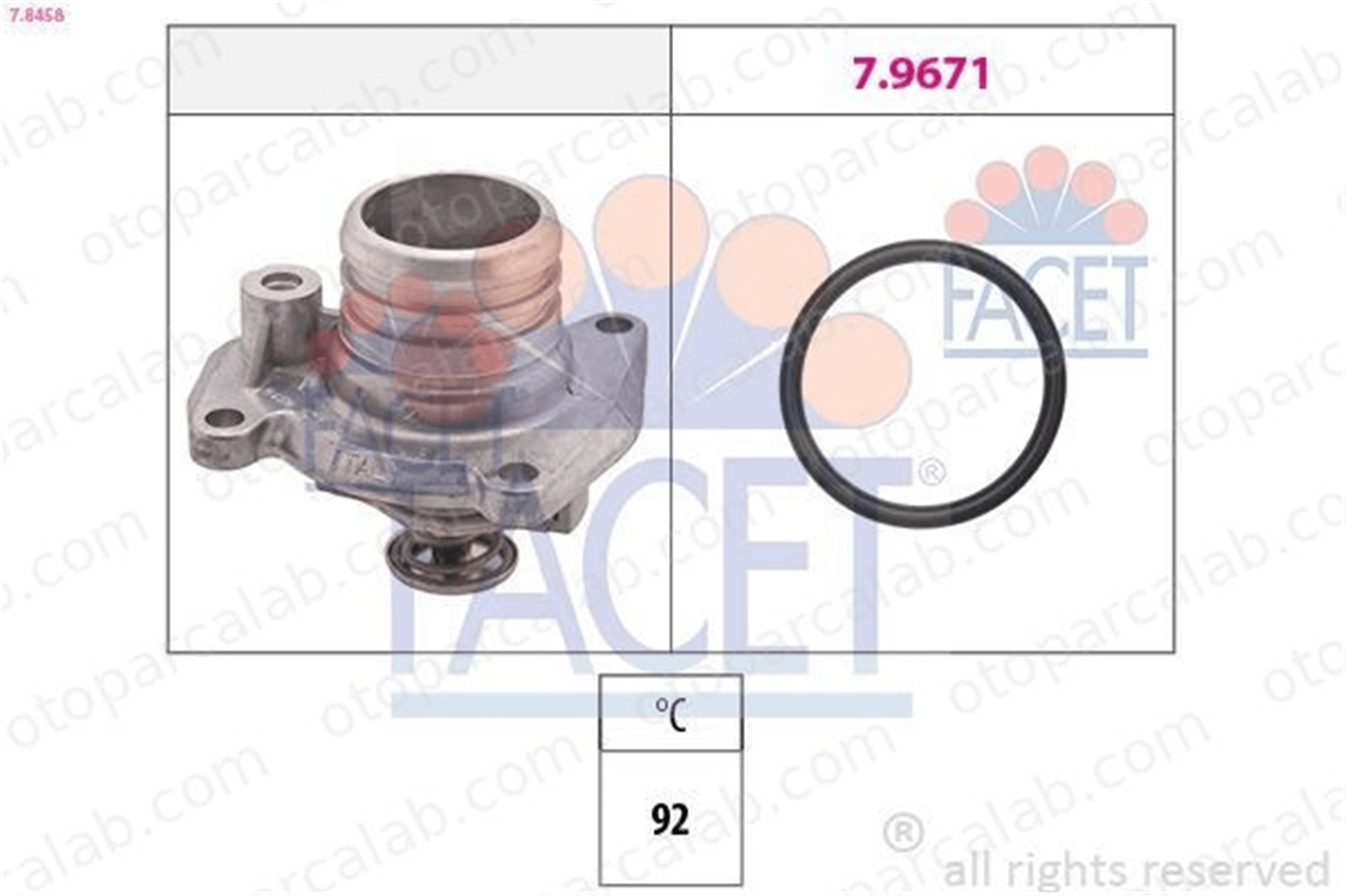 AKD OP143132 Termostat OPEL AGILA 1338004 9158251