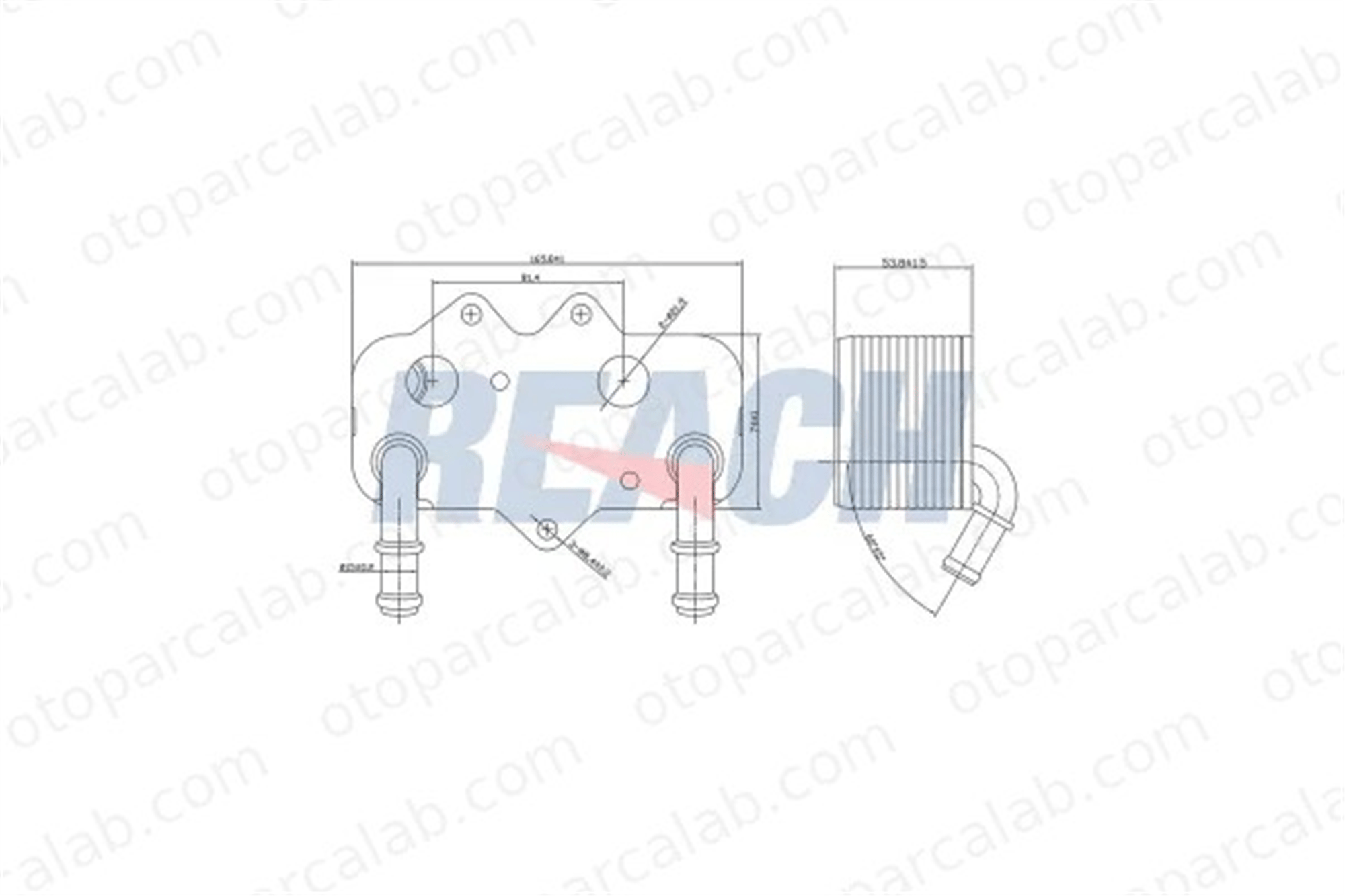 AKD OP146115 Motor Yağ Soğutucu OPEL ASTRA G Hatchback ASTRA G Sedan 650607 4772133