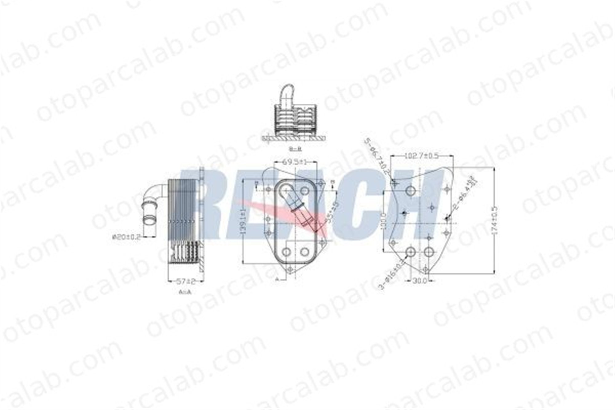 AKD OP146118 Motor Yağ Soğutucu OPEL ASTRA J Sports Tourer ASTRA J 650010 97385813