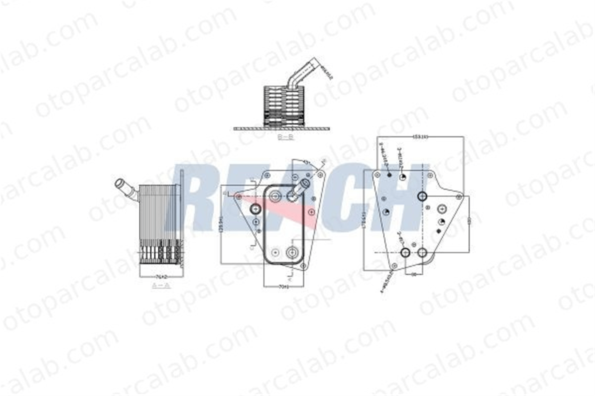 AKD OP146142 Motor Yağ Soğutucu FIAT CROMA OPEL ASTRA H 650007 93184682