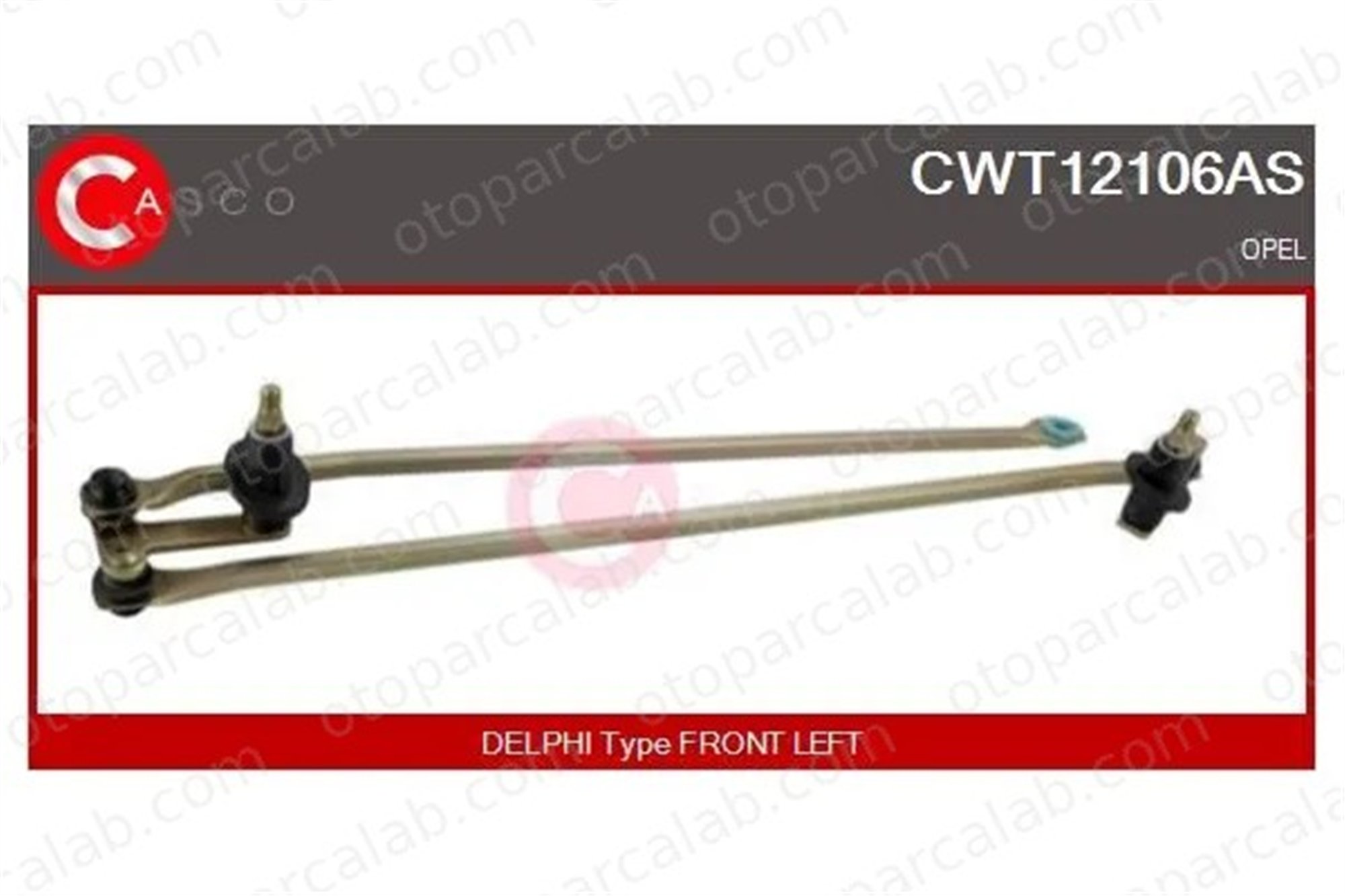 AKD OP201116 Silecek Mekanizması Ön OPEL CORSA A Hatchback CORSA A TR 1274072 22031055