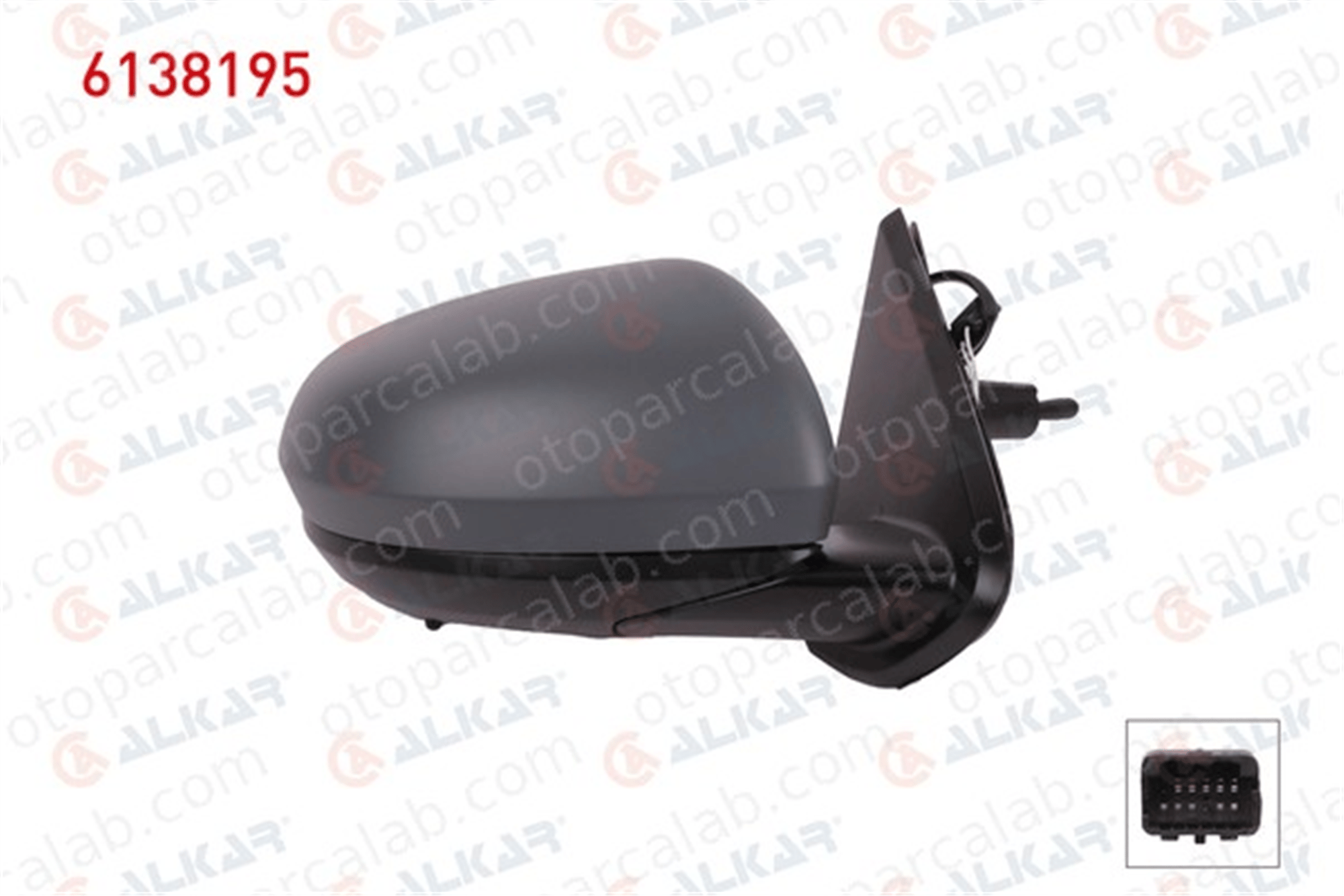 ALKAR 6138195 Dikiz Aynası Dış Sağ DACIA DUSTER 963010215R 963023827R