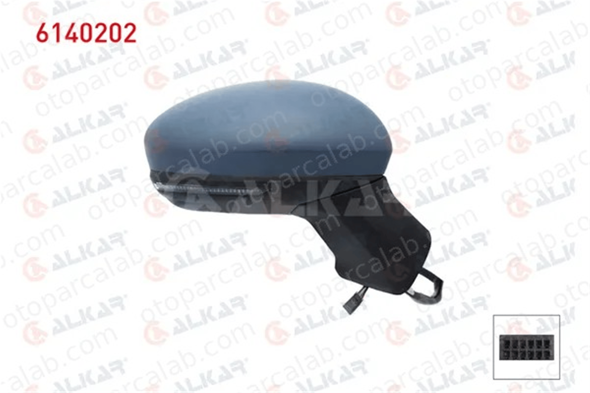 ALKAR 6140202 Dikiz Aynası Dış Sağ RENAULT CAPTUR II 963016661R 963027811R