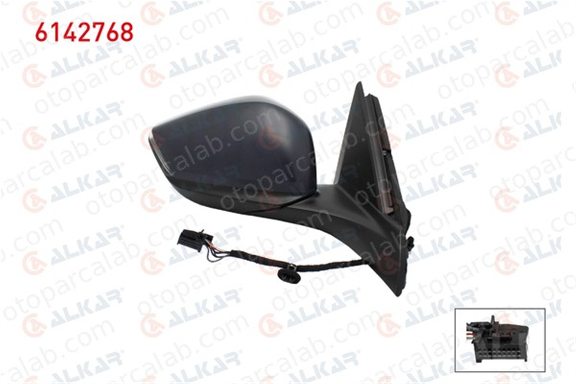 ALKAR 6142768 Dikiz Aynası Dış Sağ PEUGEOT 308 III OPEL ASTRA L 984605009V 984605269V