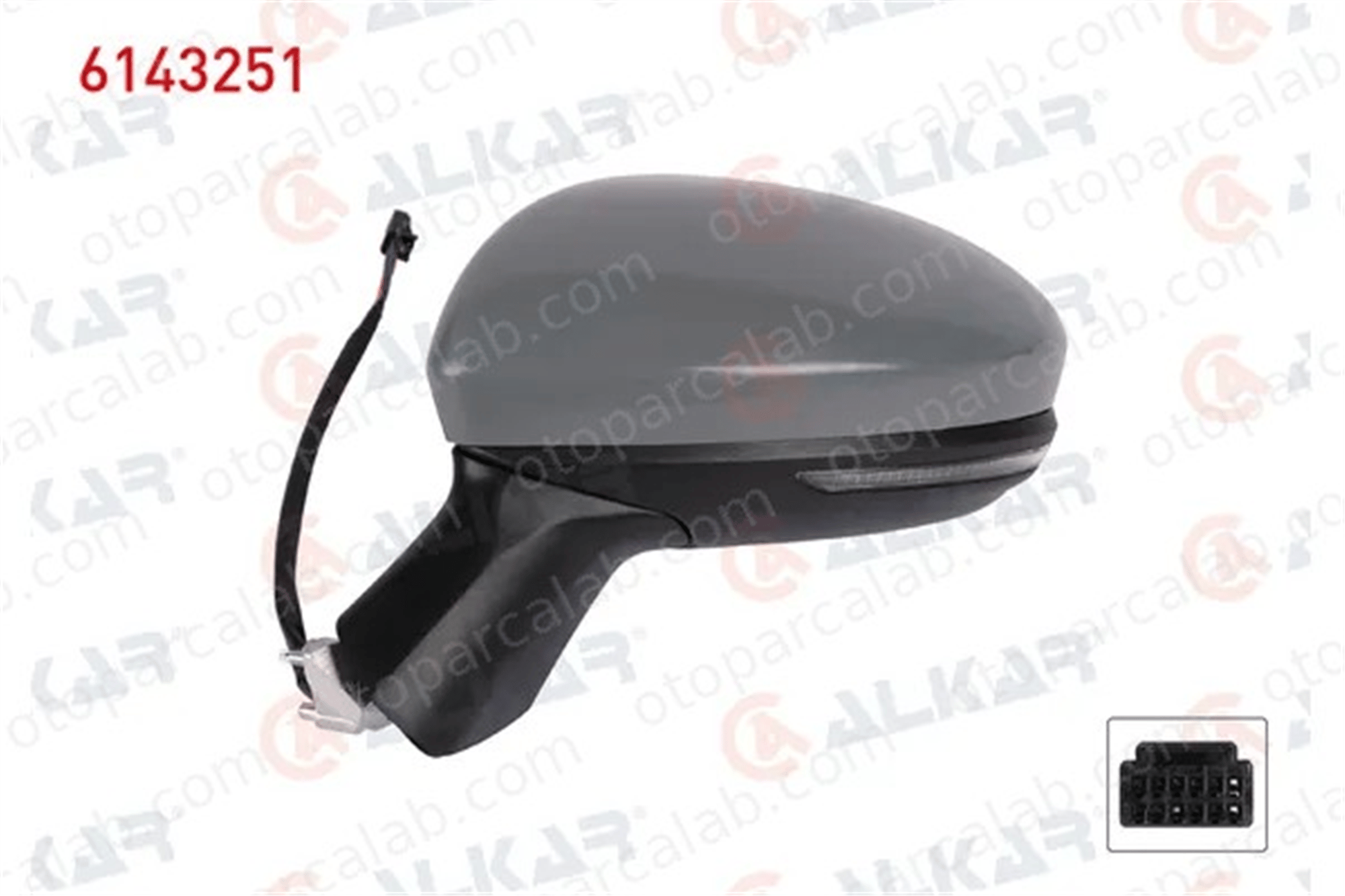 ALKAR 6143251 Dikiz Aynası Dış Sol RENAULT CLIO V 963017280R 963027553R