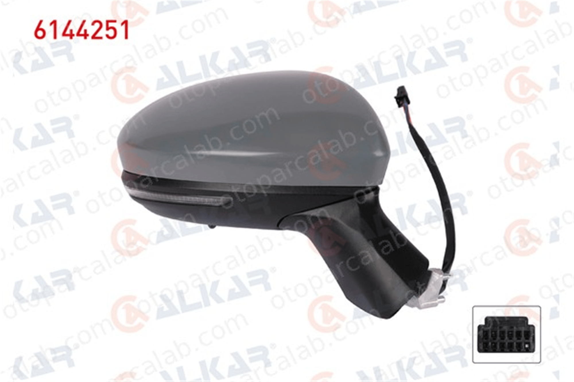 ALKAR 6144251 Dikiz Aynası Dış Sağ RENAULT CLIO V 963017280R 963027553R