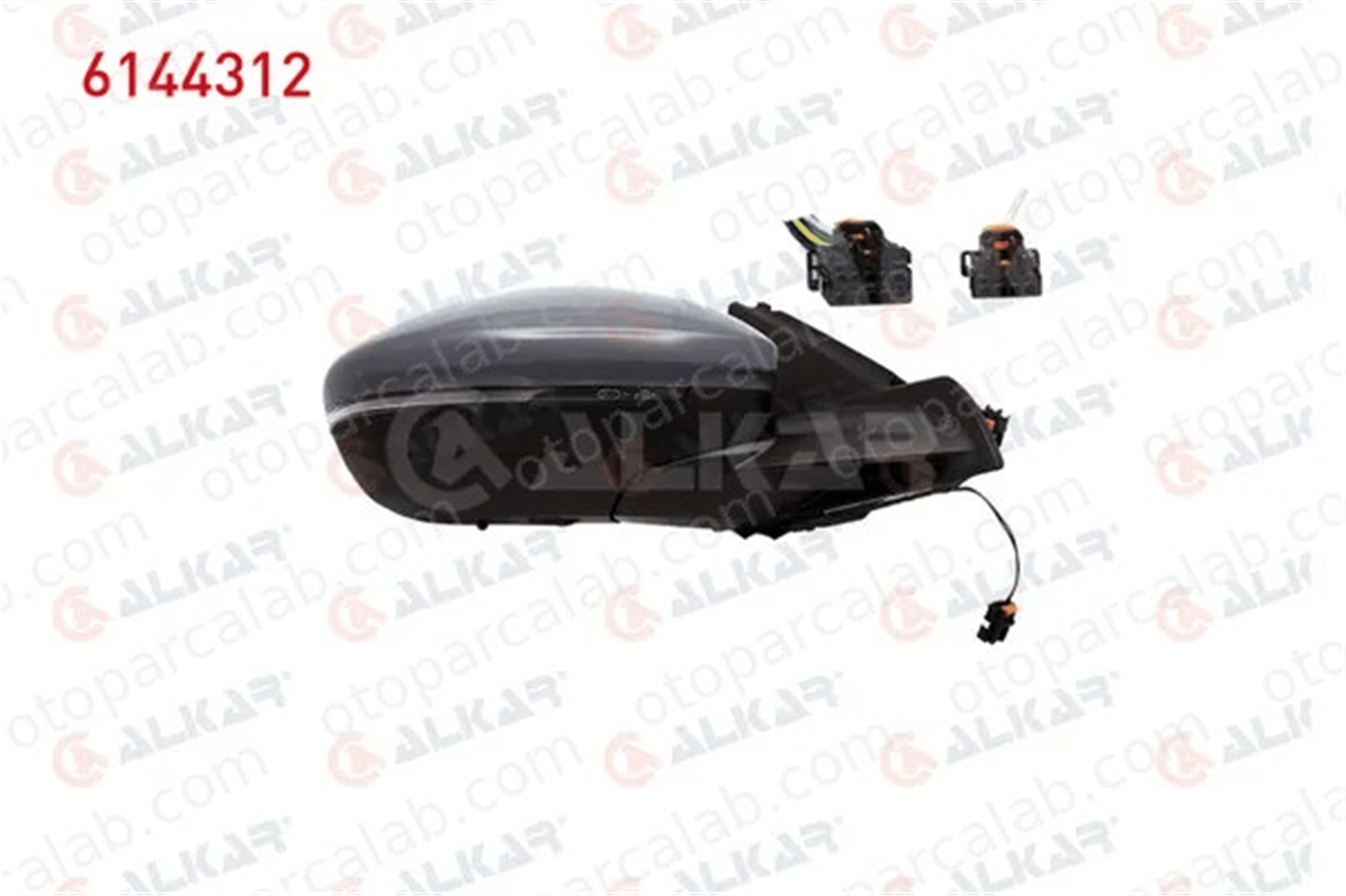 ALKAR 6144312 Dikiz Aynası Dış Sağ PEUGEOT 208 II OPEL CORSA F 98260175XT 98260232XT