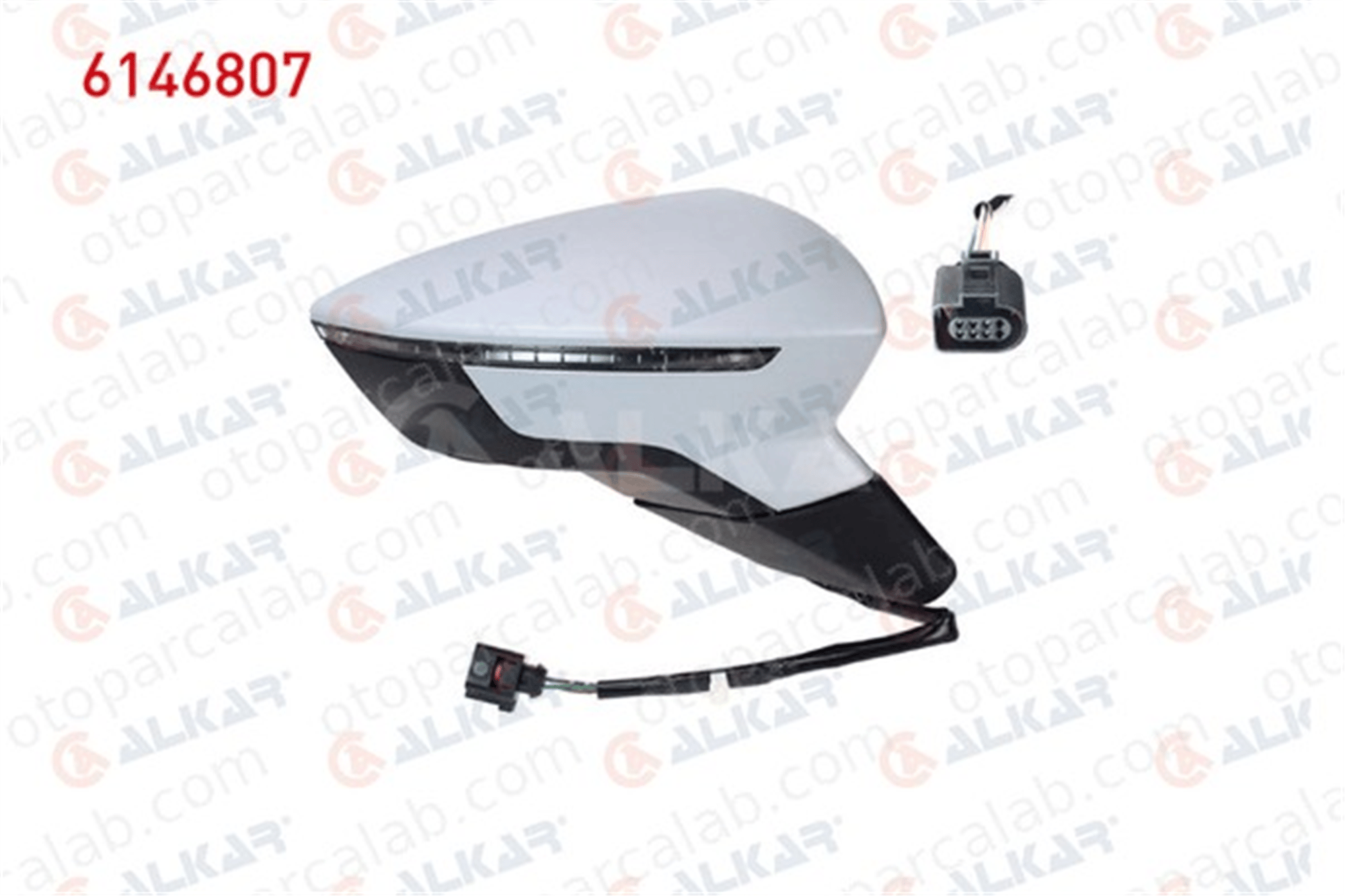 ALKAR 6146807 Dikiz Aynası Dış Sağ SEAT LEON ST LEON 5F0857521A 5F0857522A