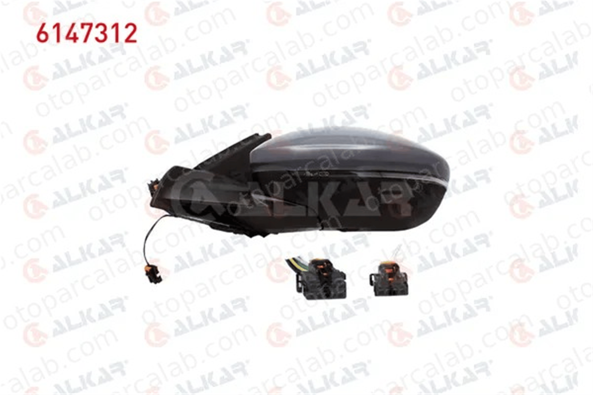 ALKAR 6147312 Dikiz Aynası Dış Sol PEUGEOT 208 II OPEL CORSA F 98260176XT 98260233XT