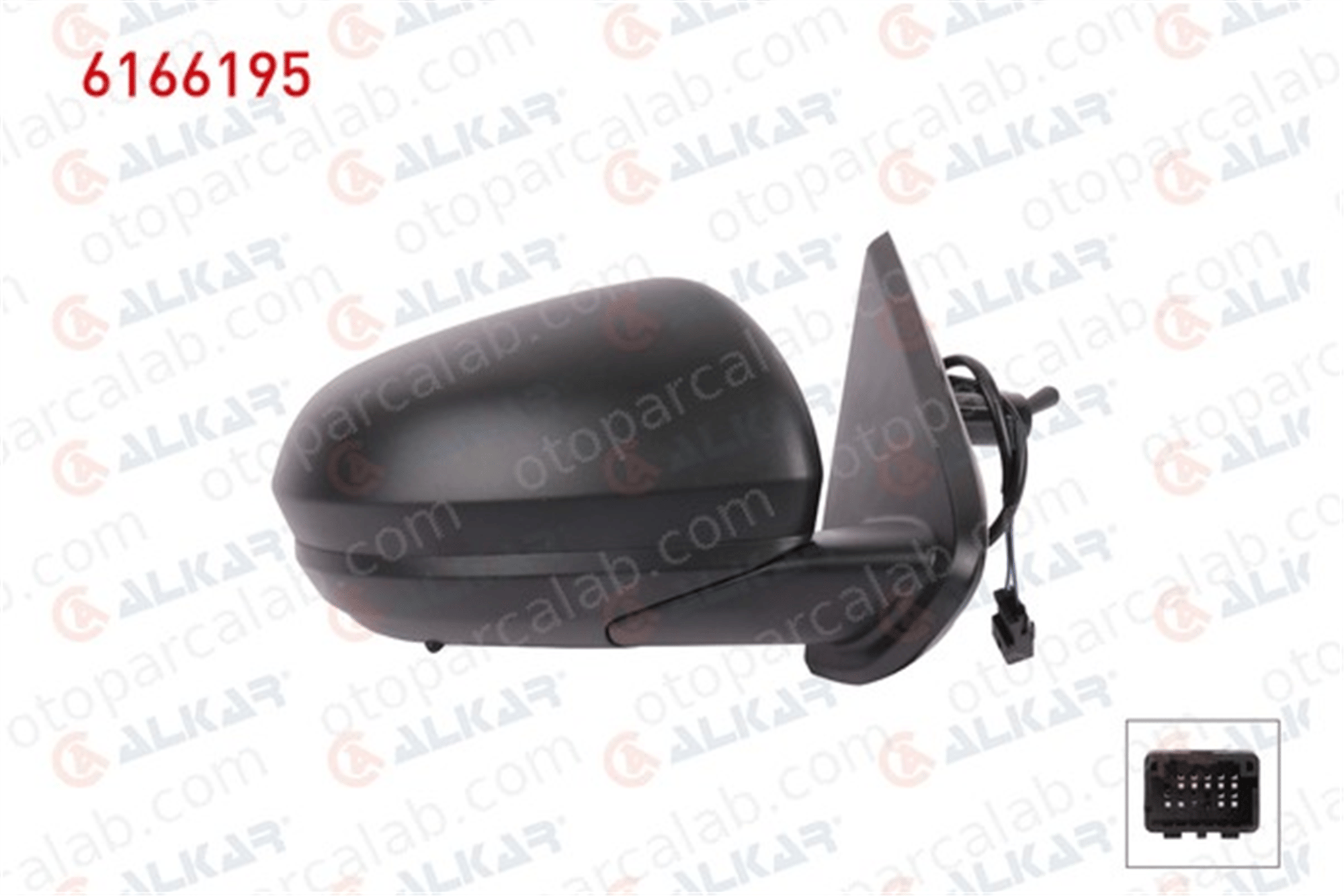 ALKAR 6166195 Dikiz Aynası Dış Sağ DACIA DUSTER 963010215R 963023827R