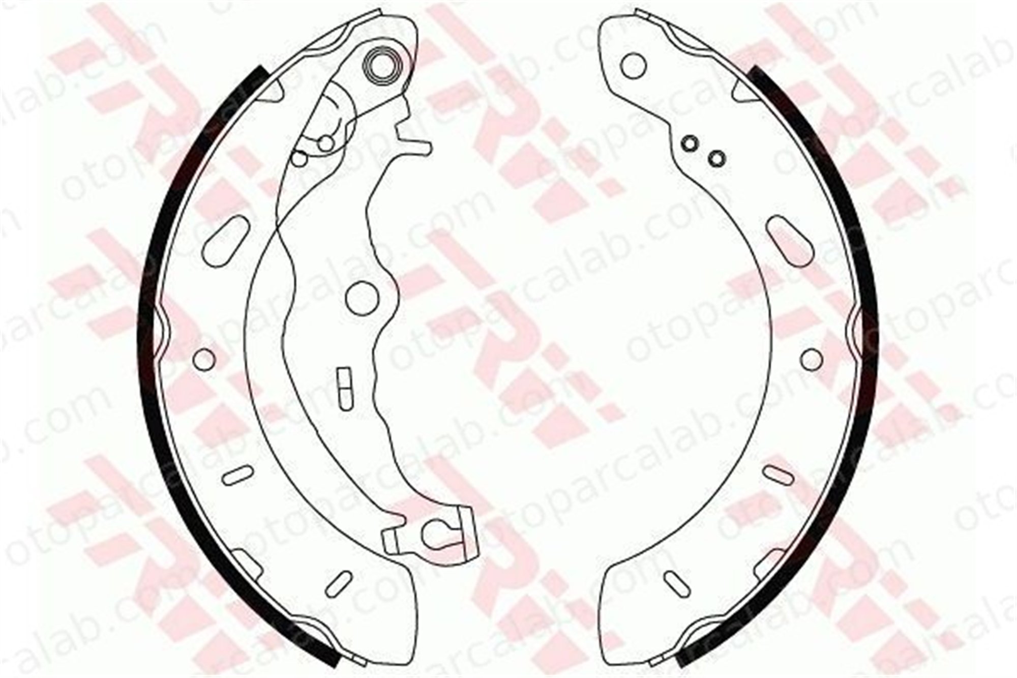 AP 01132 Fren Pabuçlu Balata Arka FORD FOCUS III FOCUS III Turnier 1696629 1755477