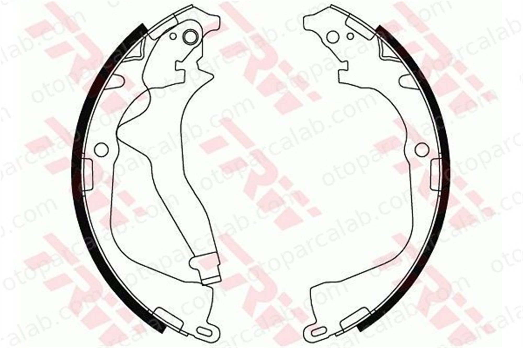 AP 01134 Fren Pabuçlu Balata Arka VW AMAROK AMAROK Platform şasi 2H0698525