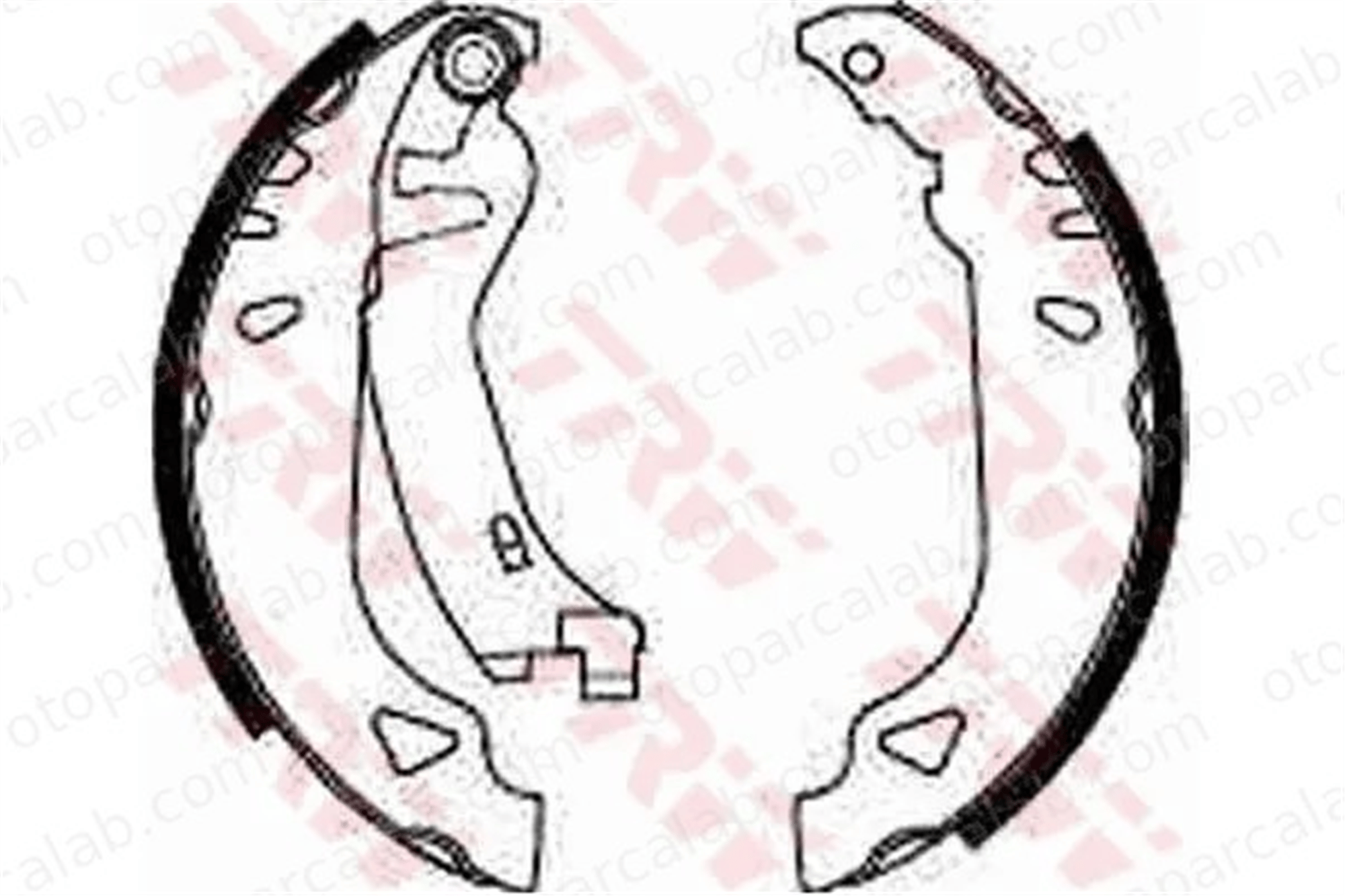 AP 05040 Fren Pabuçlu Balata Arka FIAT TIPO TEMPRA 5888433 5890500