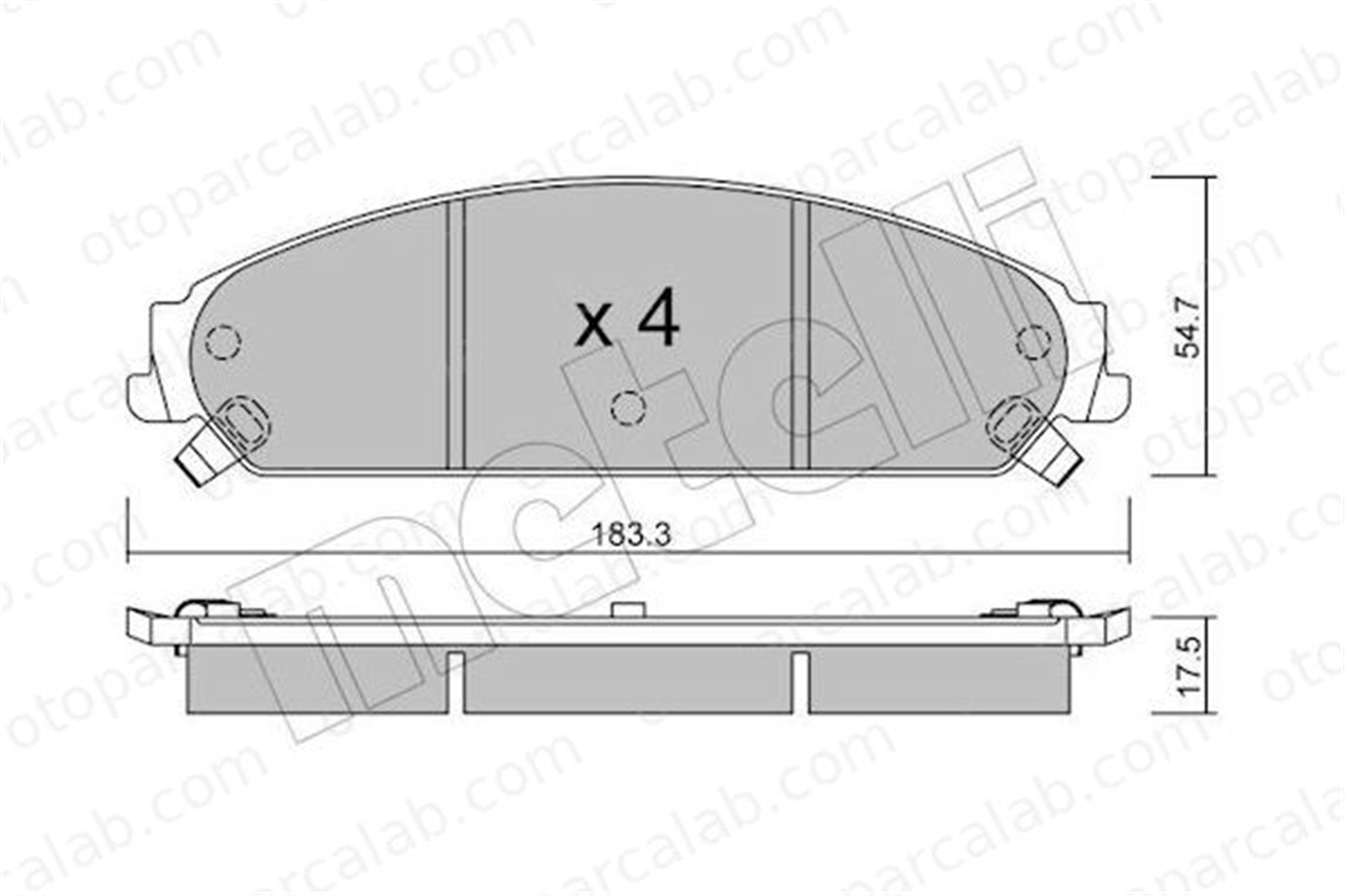 AP 05P1401 Fren Disk Balata Ön CHRYSLER 300C Touring LANCIA THEMA 5137666AA 5142558AA