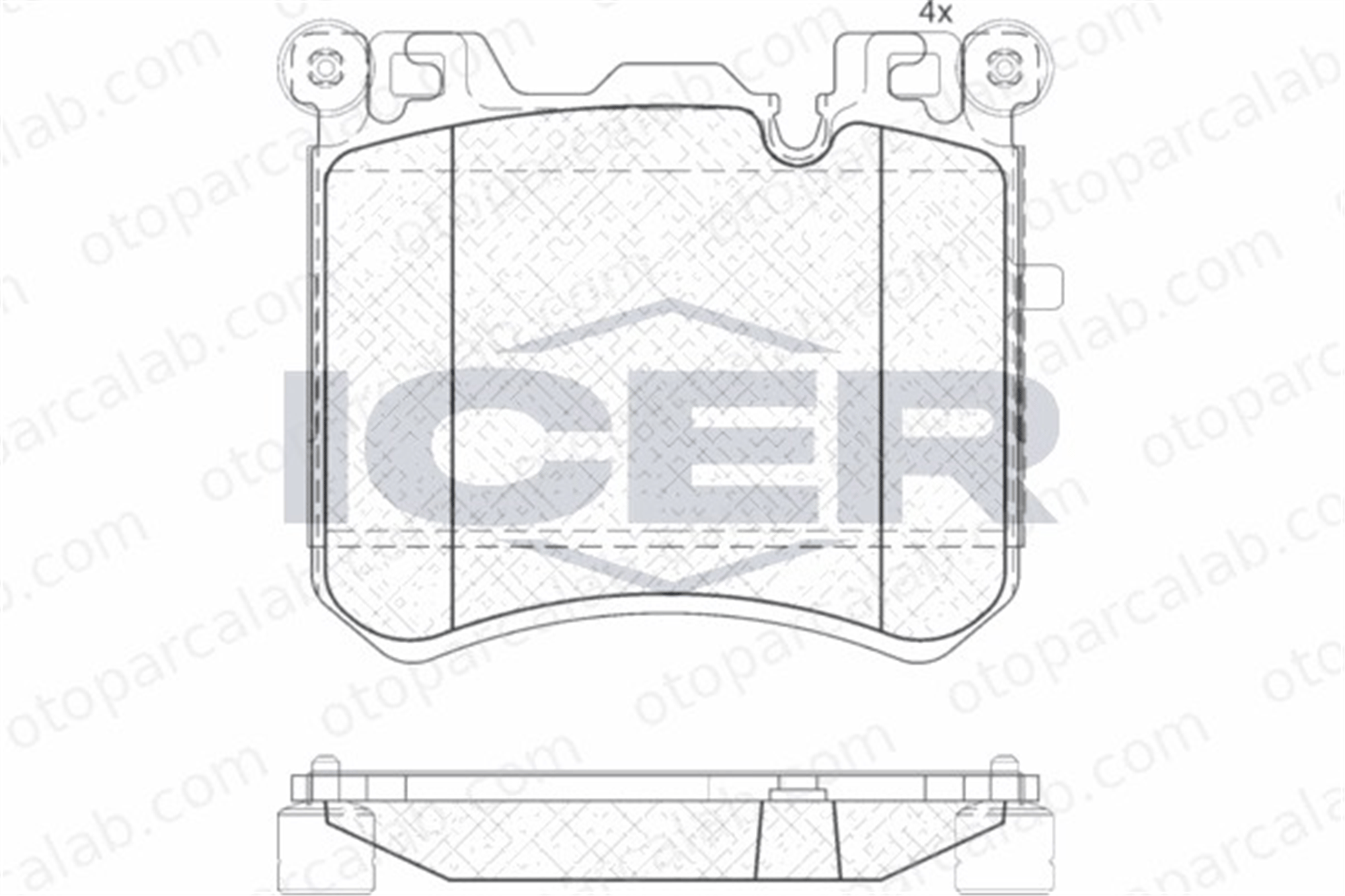AP 05P2006 Fren Disk Balata Ön BMW X5 X6 34114073048 34116789079