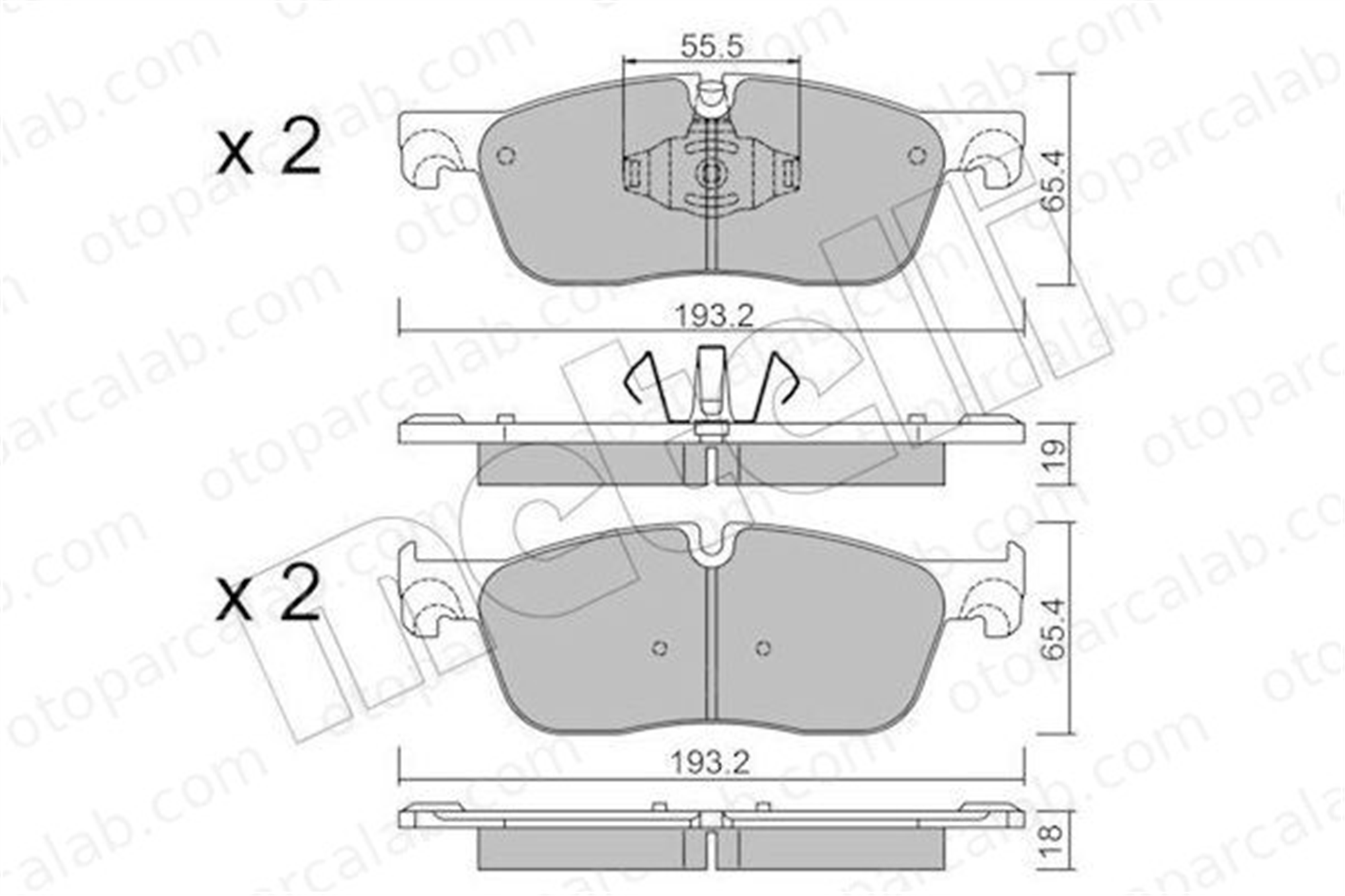 AP 05P2095 Fren Disk Balata Ön JAGUAR XF SPORTBRAKE XE LR090689 LR160438