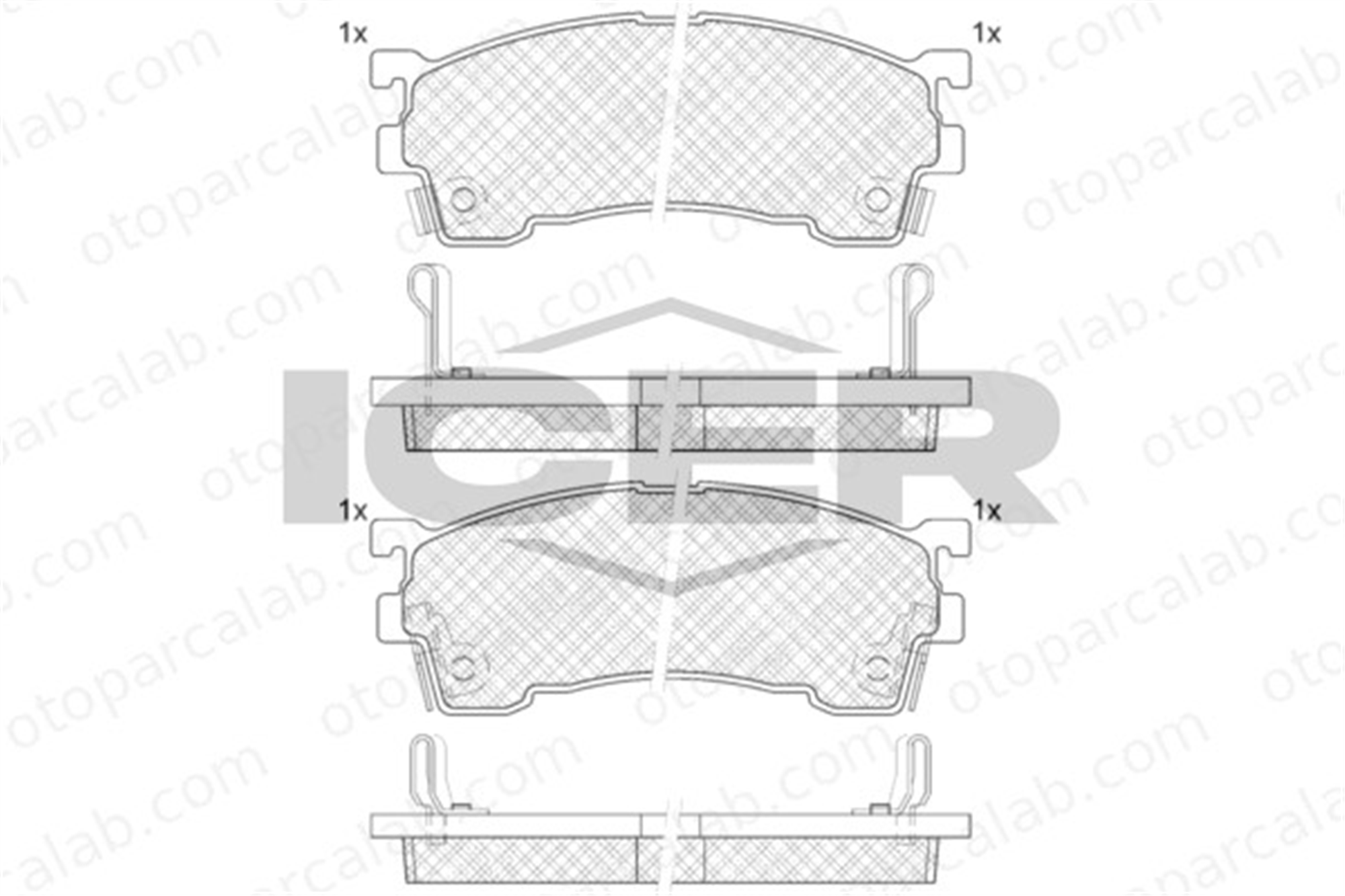 AP 05P559 Fren Disk Balata Ön MAZDA 626 IV Hatchback 626 IV 341278 CB8033210